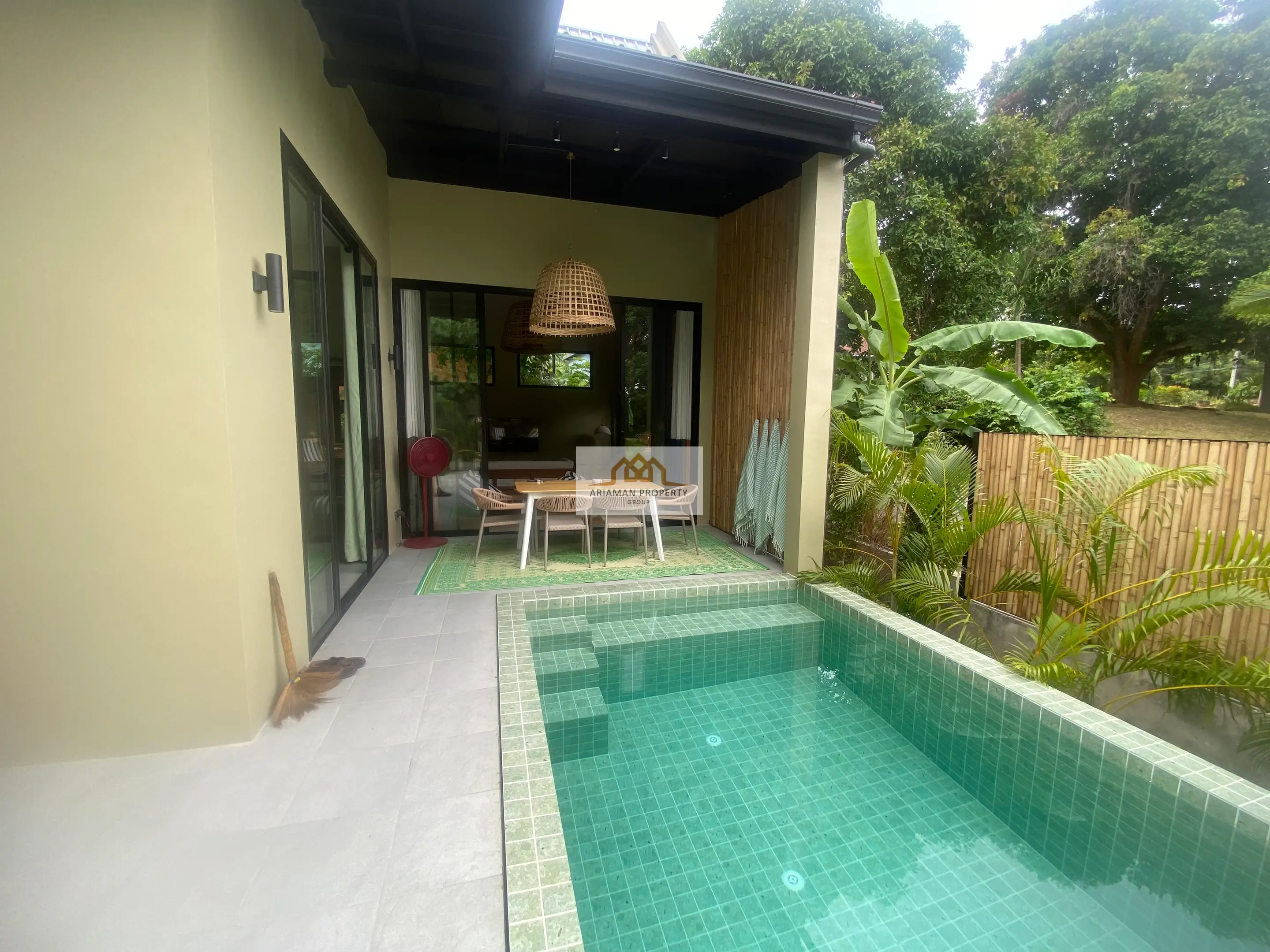 Chic 2-Bedroom Villa with Private Pool With Lush Gardens In Lamai