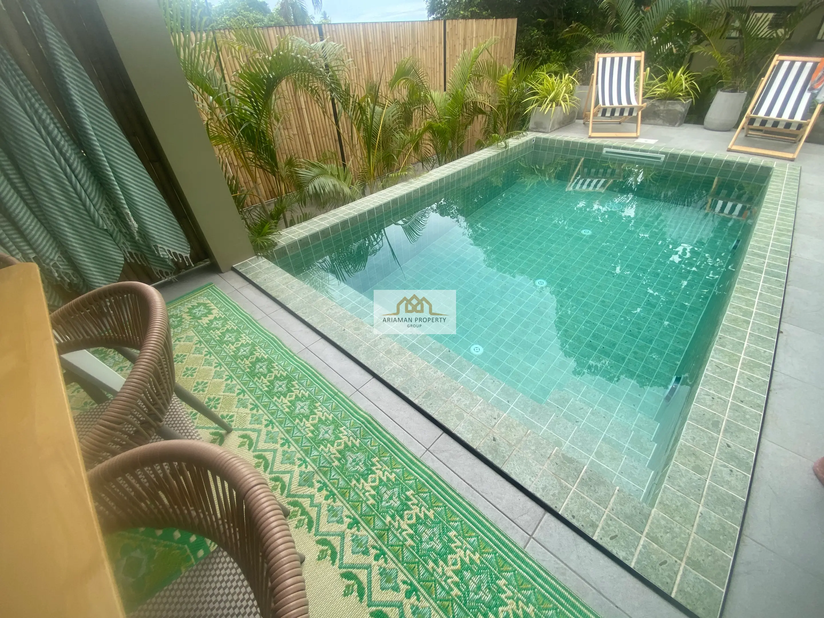 Chic 2-Bedroom Villa with Private Pool With Lush Gardens In Lamai