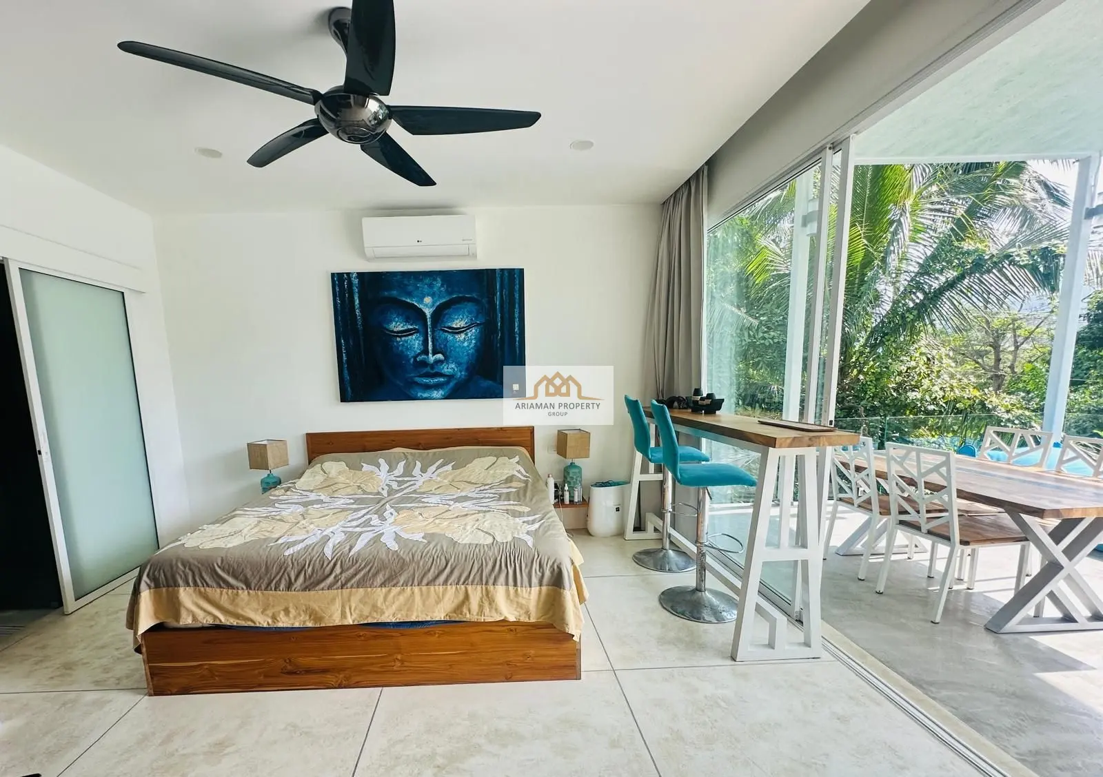 Tropical 3-Bedroom Villa with Private Pool in Lamai, Ko Samui