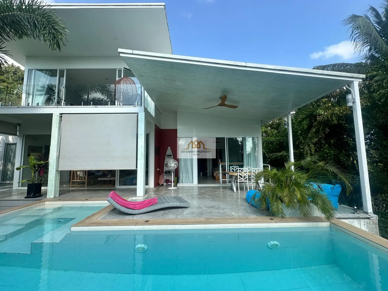 Tropical 3-Bedroom Villa with Private Pool in Lamai, Ko Samui