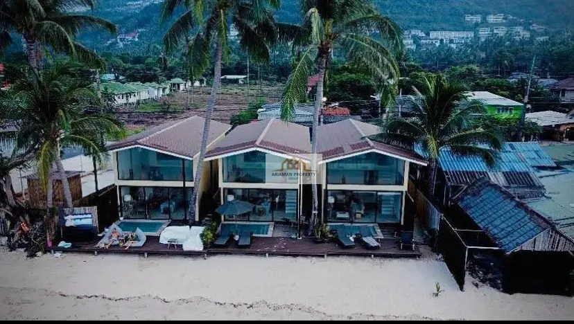 Beachside 2-Bedroom Villa with Private Pool and Beach Access in Bangpor