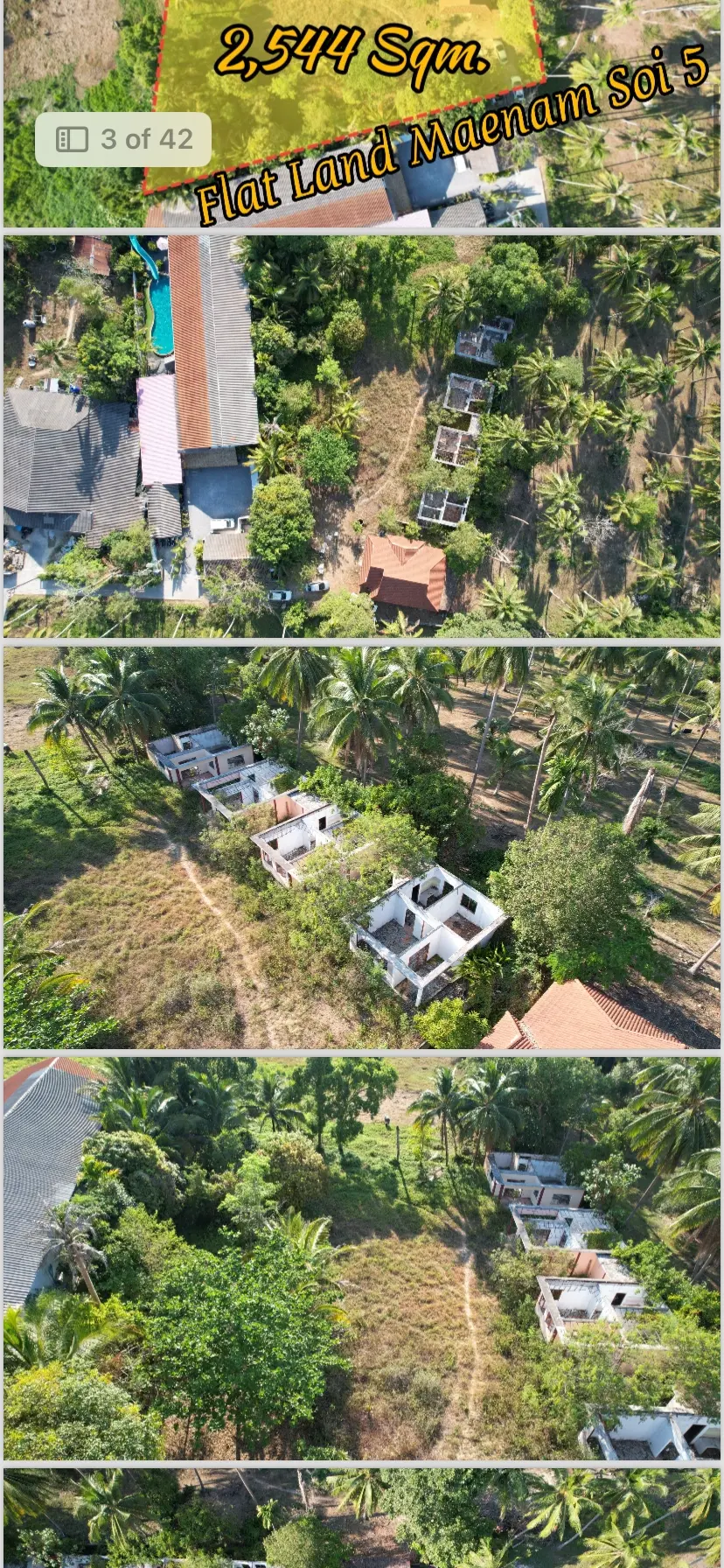 2544 Sqm Development Plot In Maenam Soi 5