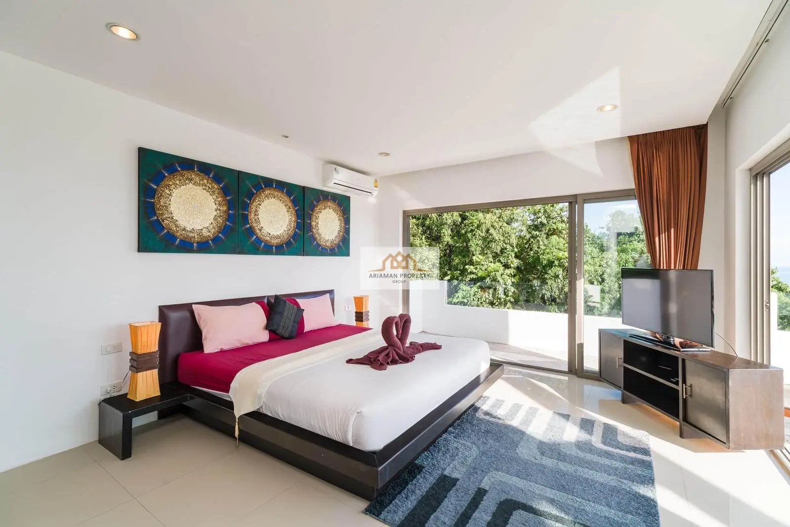 Spacious 5-Bedroom Villa with Ocean Views and Private Pool in Lamai, Ko Samui