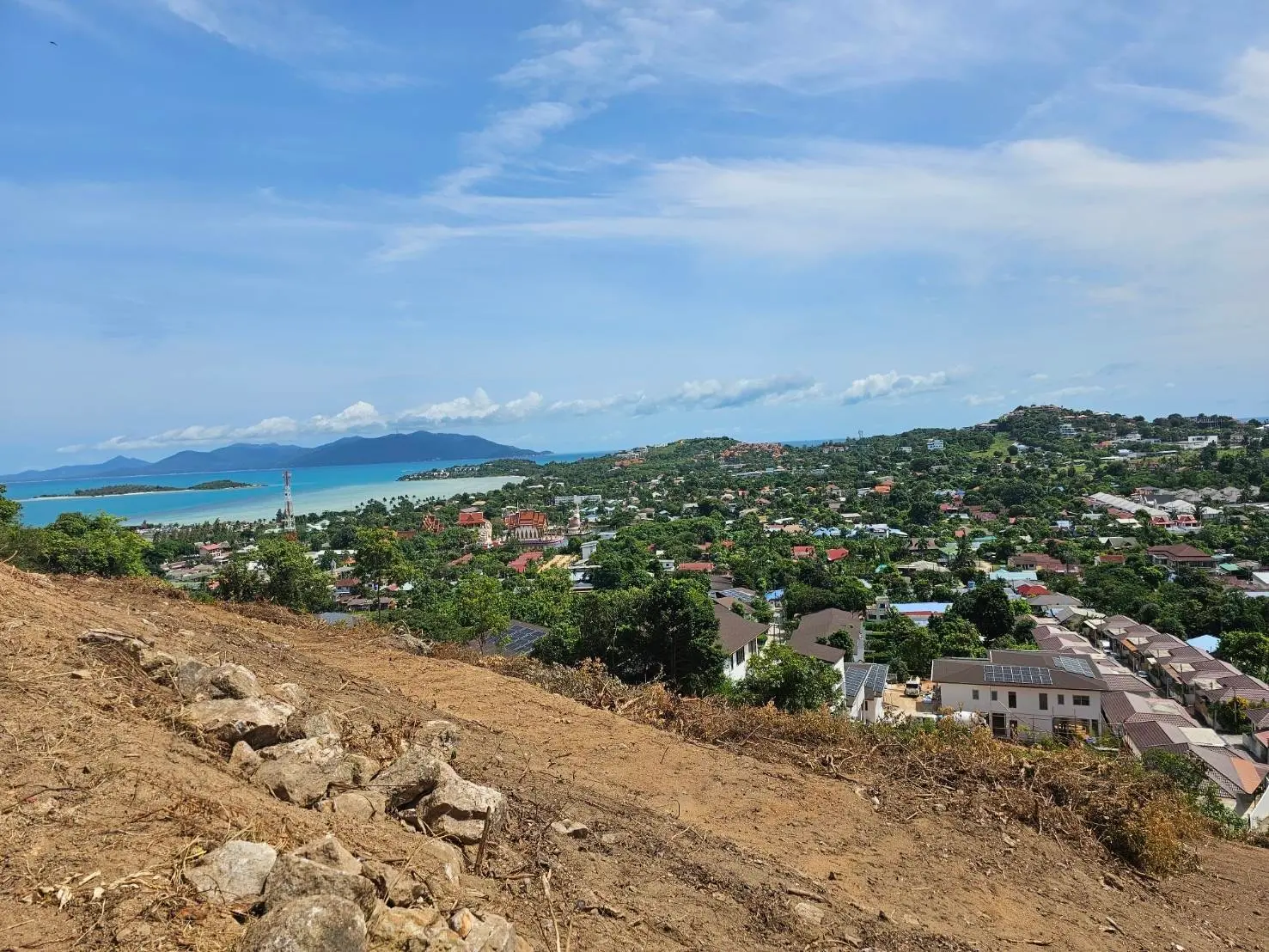 2 Rai of Seaview View Land for Sale in Plai laem 