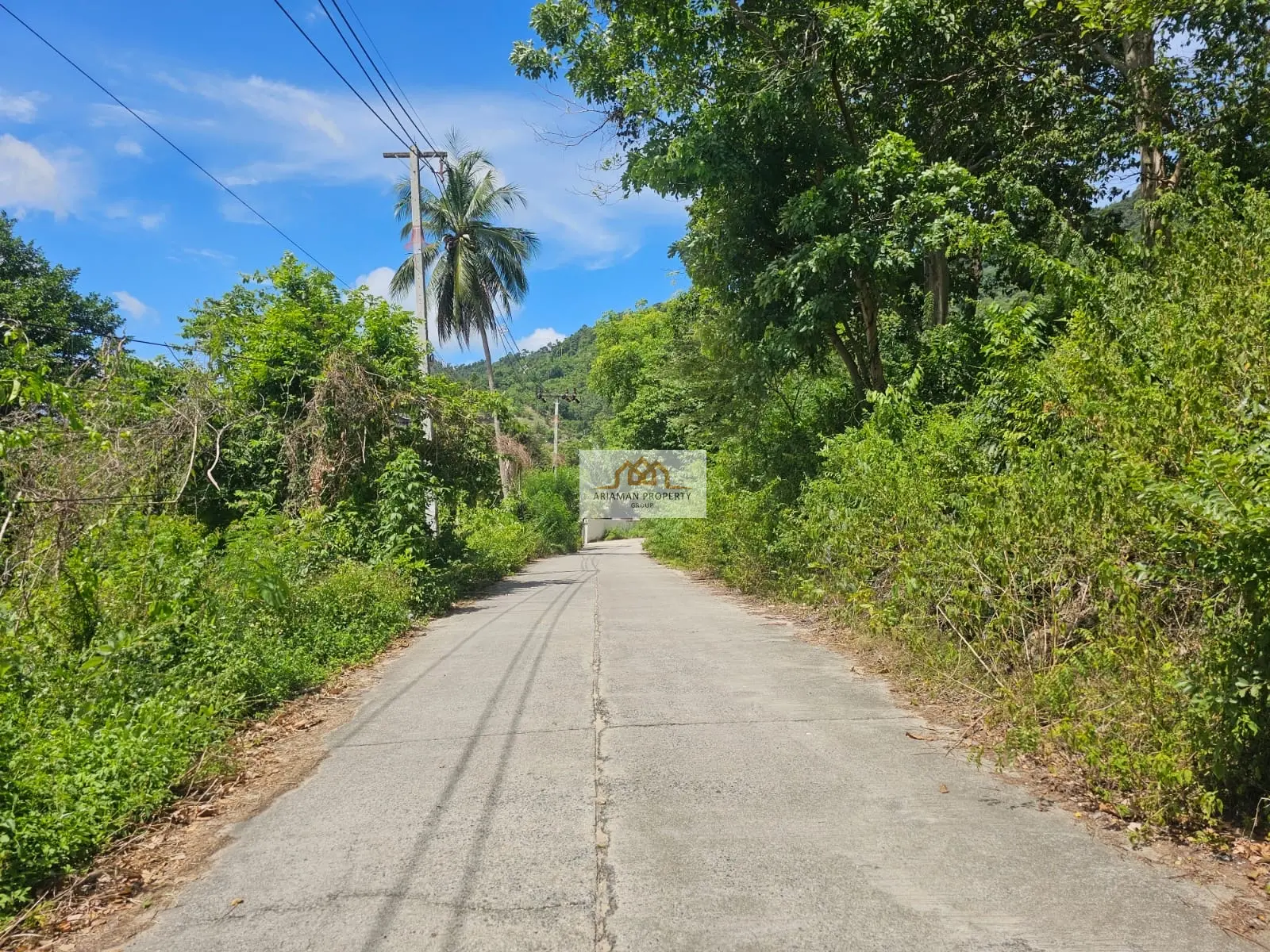 Spacious 1,800 sqm Freehold Land with Ocean Views in Chaweng Hill, Ko Samui