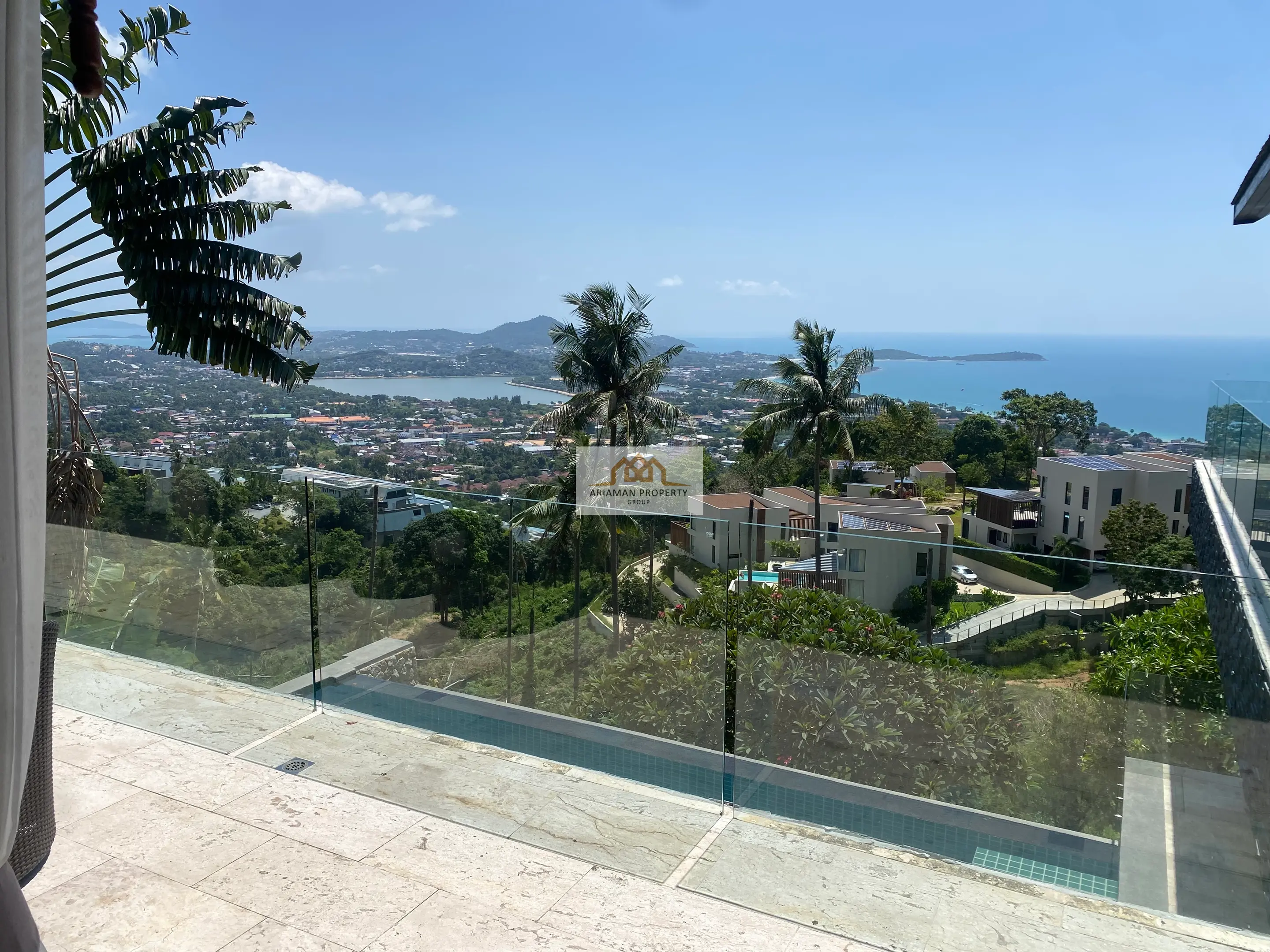 Ocean View 4-Bedroom Villa with Infinity Pool and Panoramic Views in Chaweng Noi