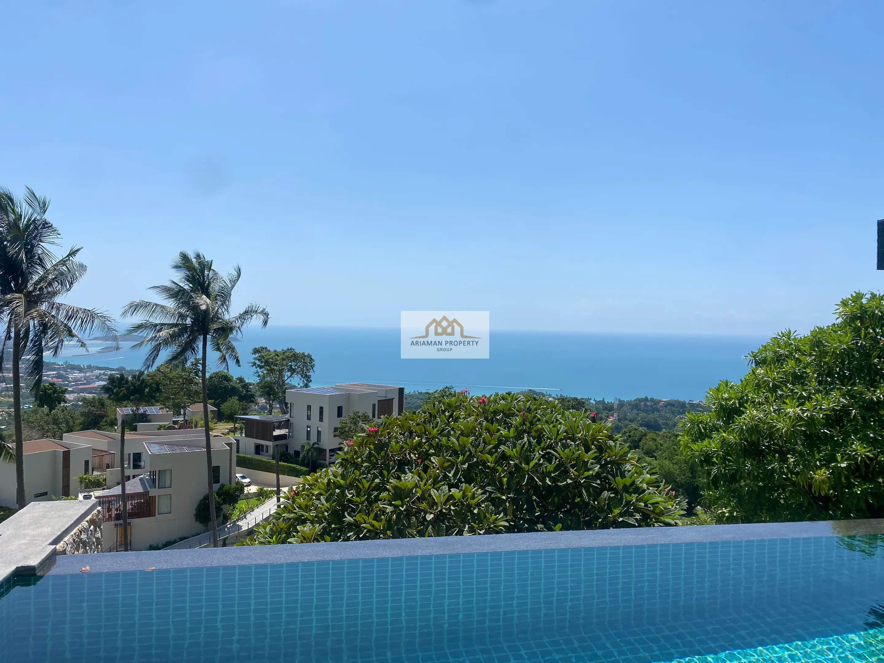 Ocean View 4-Bedroom Villa with Infinity Pool and Panoramic Views in Chaweng Noi