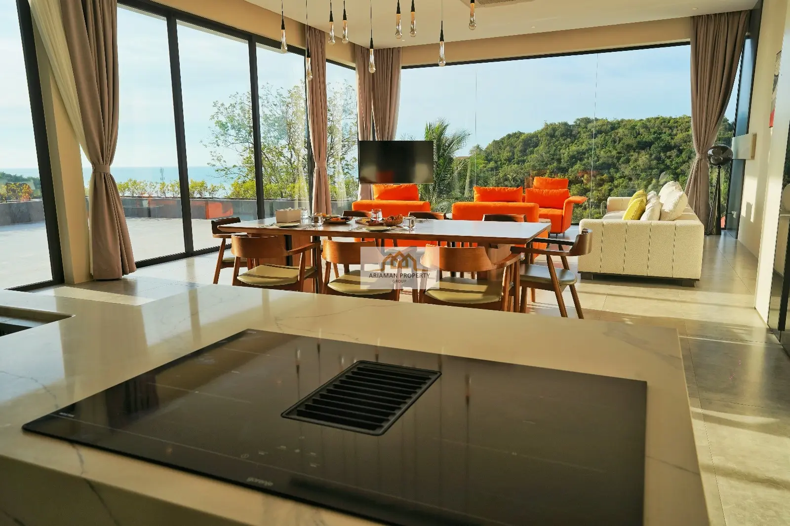 Green Lotus - 4 Bedroom Ocean View Villa In Bang Por
