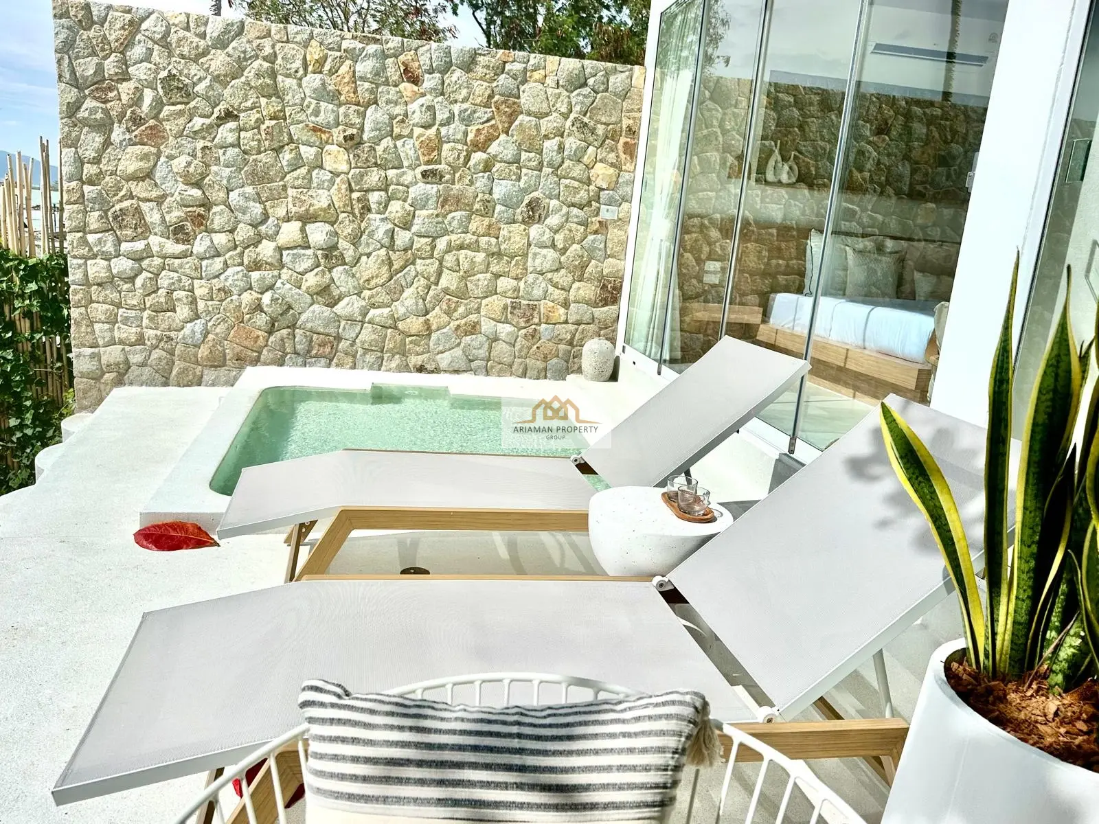 Luxury 2-Bedroom Waterfront Villa in Bangrak. Bright, Open, and Contemporary with Plunge Pool