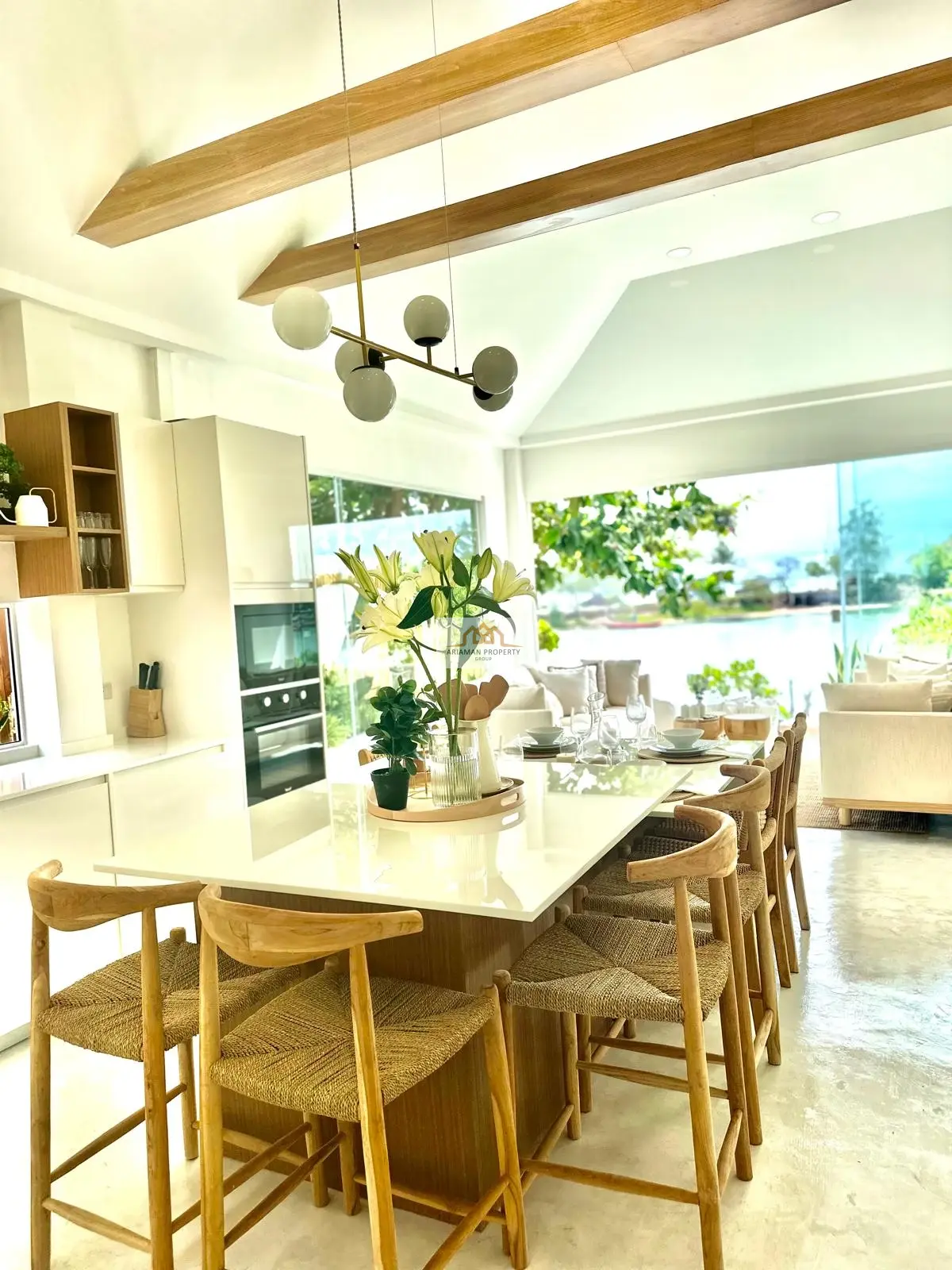 Luxury 2-Bedroom Waterfront Villa in Bangrak. Bright, Open, and Contemporary with Plunge Pool