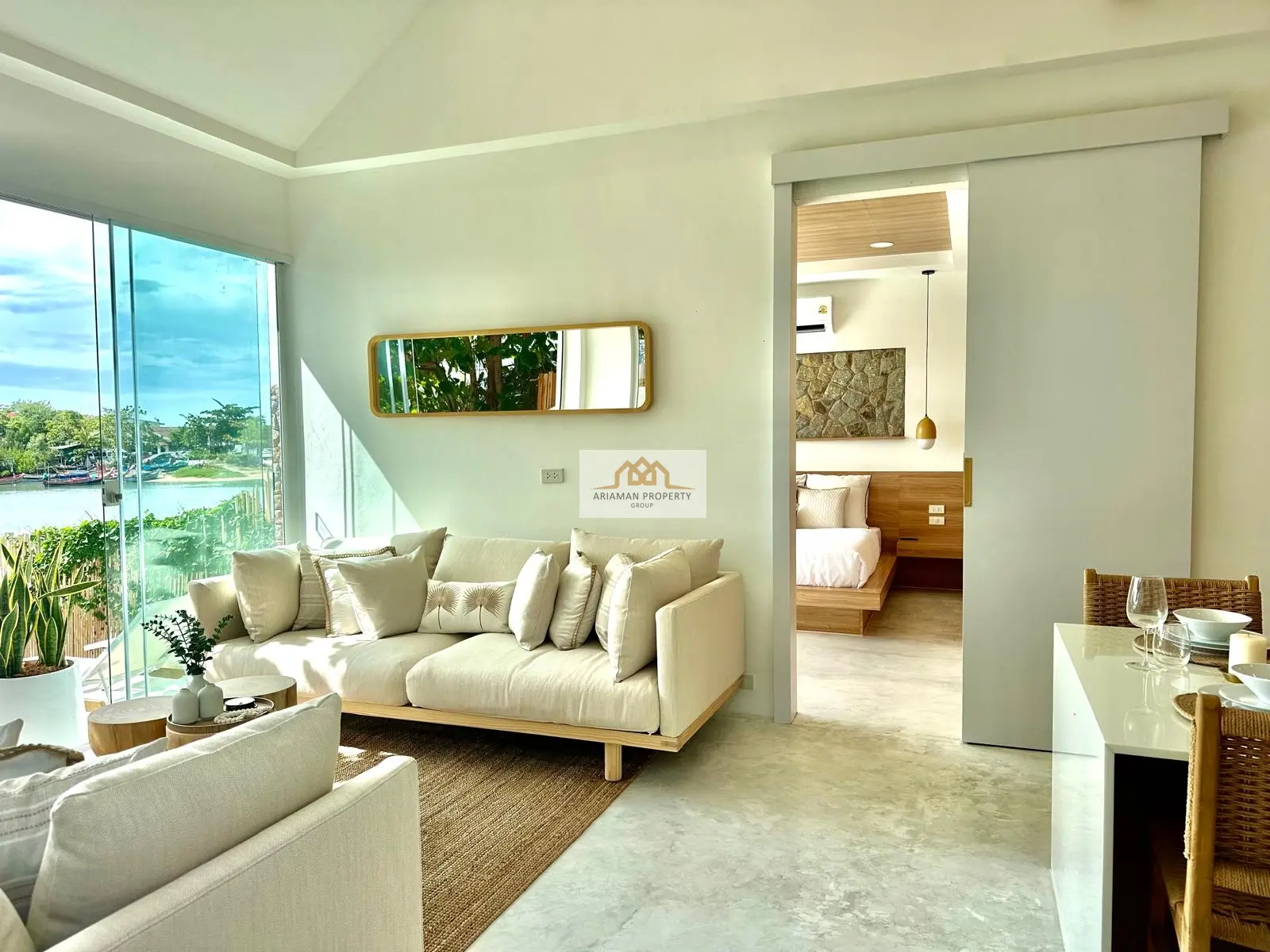 Luxury 2-Bedroom Waterfront Villa in Bangrak. Bright, Open, and Contemporary with Plunge Pool