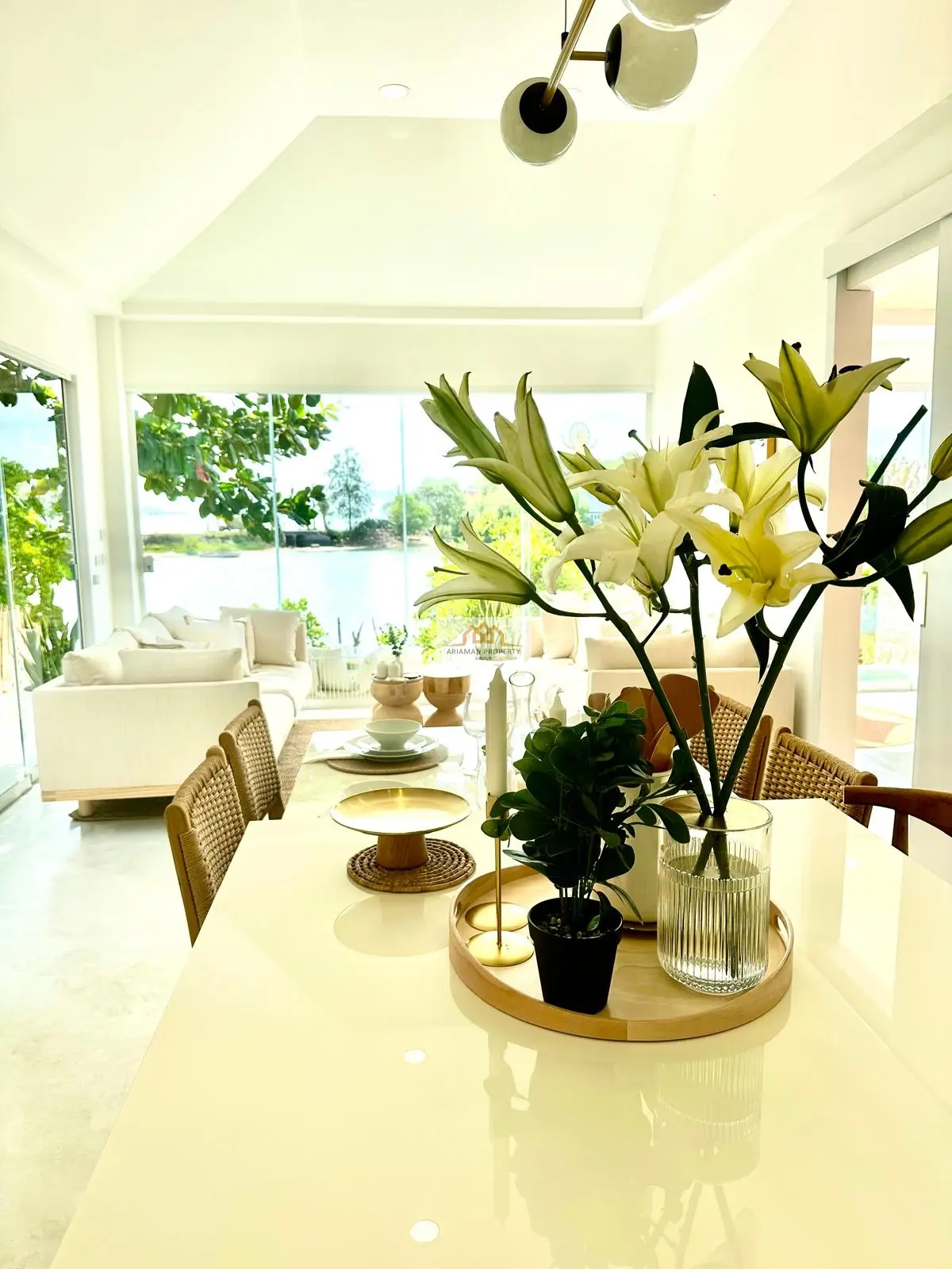 Luxury 2-Bedroom Waterfront Villa in Bangrak. Bright, Open, and Contemporary with Plunge Pool