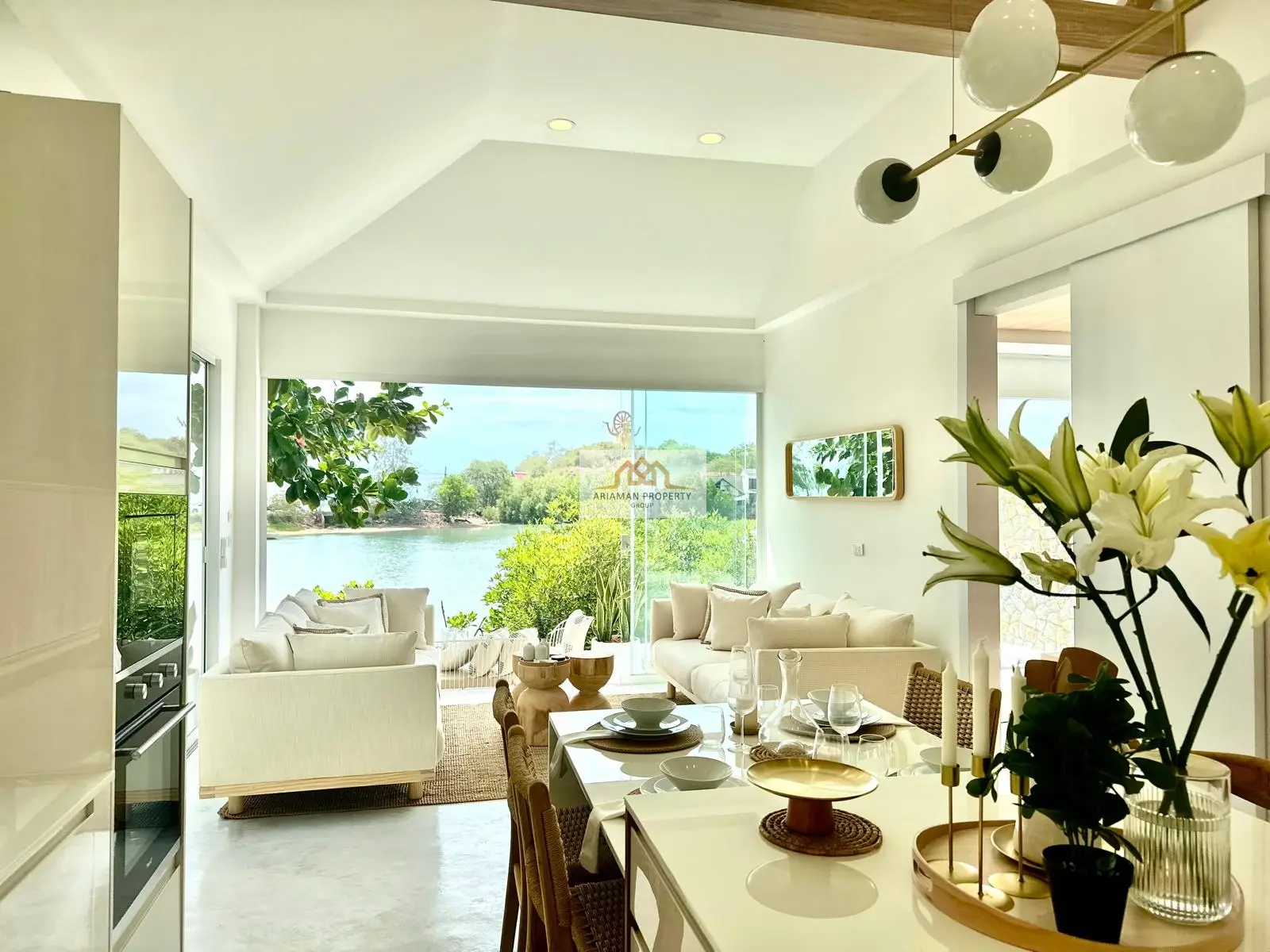 Luxury 2-Bedroom Waterfront Villa in Bangrak. Bright, Open, and Contemporary with Plunge Pool
