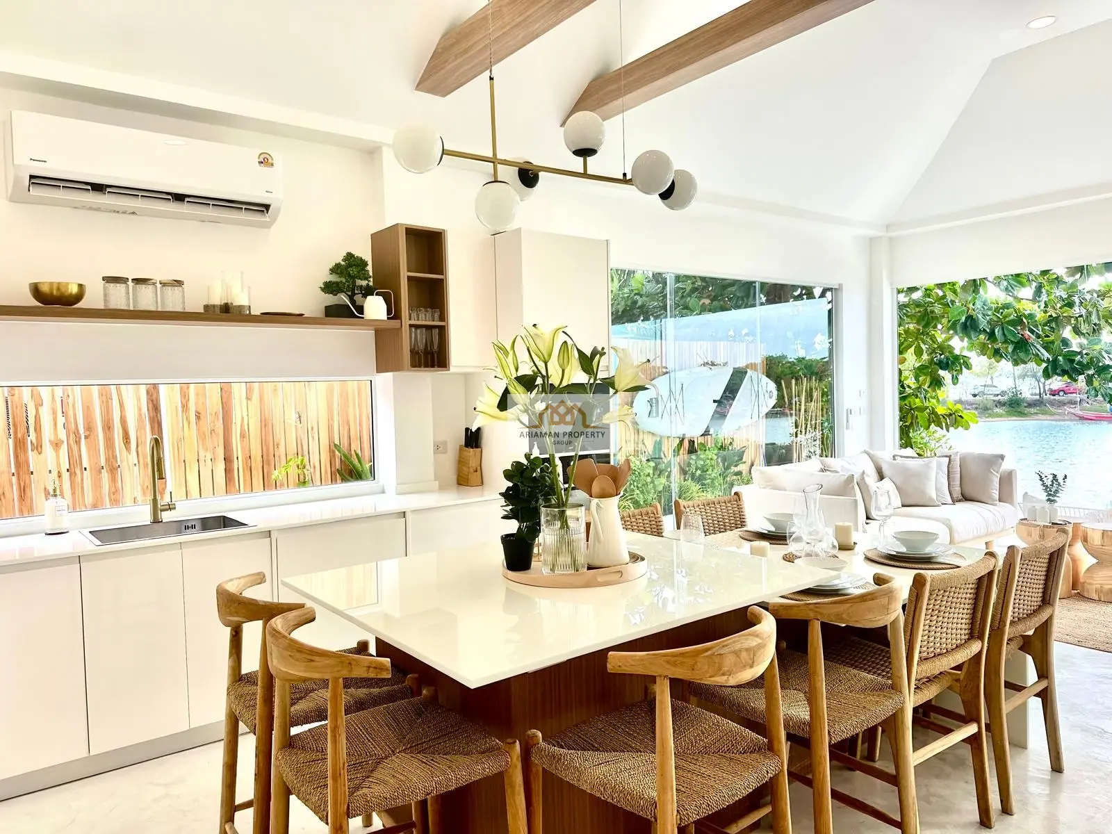 Luxury 2-Bedroom Waterfront Villa in Bangrak. Bright, Open, and Contemporary with Plunge Pool