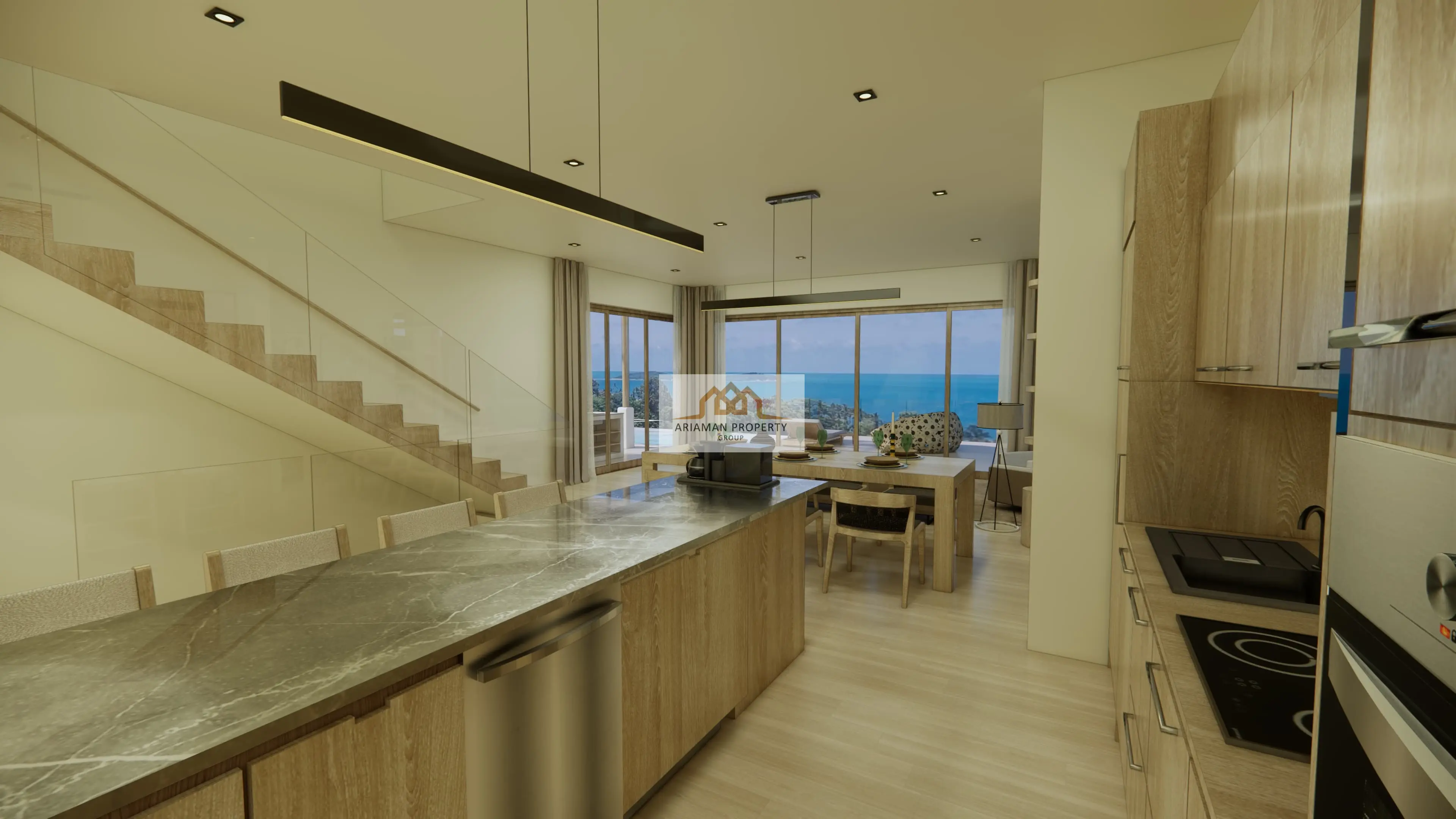 Development Oppertunity: Modern 3-Bedroom Freehold Home with Pool and Garden Views in Bo Phut, Ko Samui