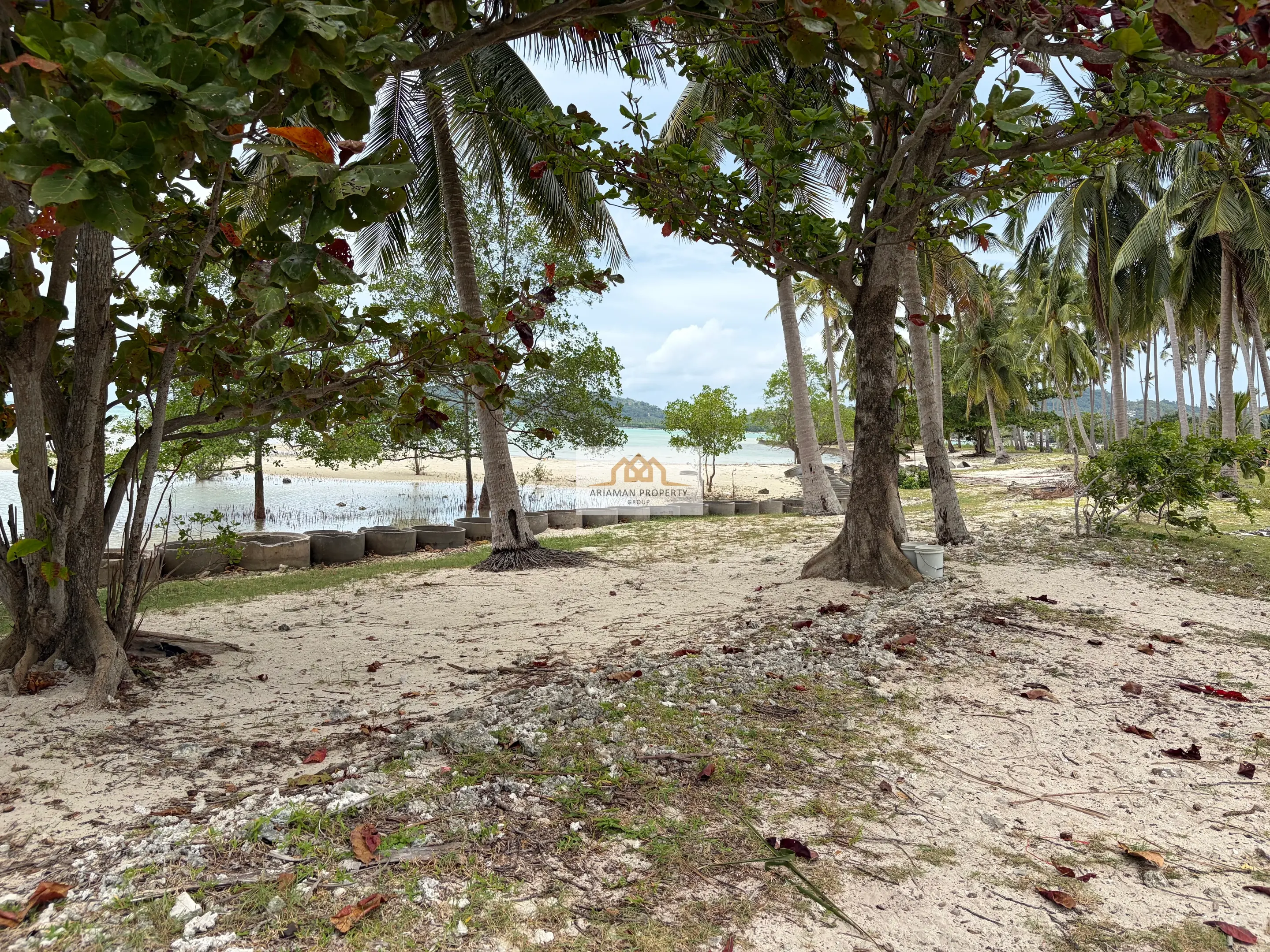 Land in Taling Ngam Near To The Beach with Palm Trees and Scenic Views