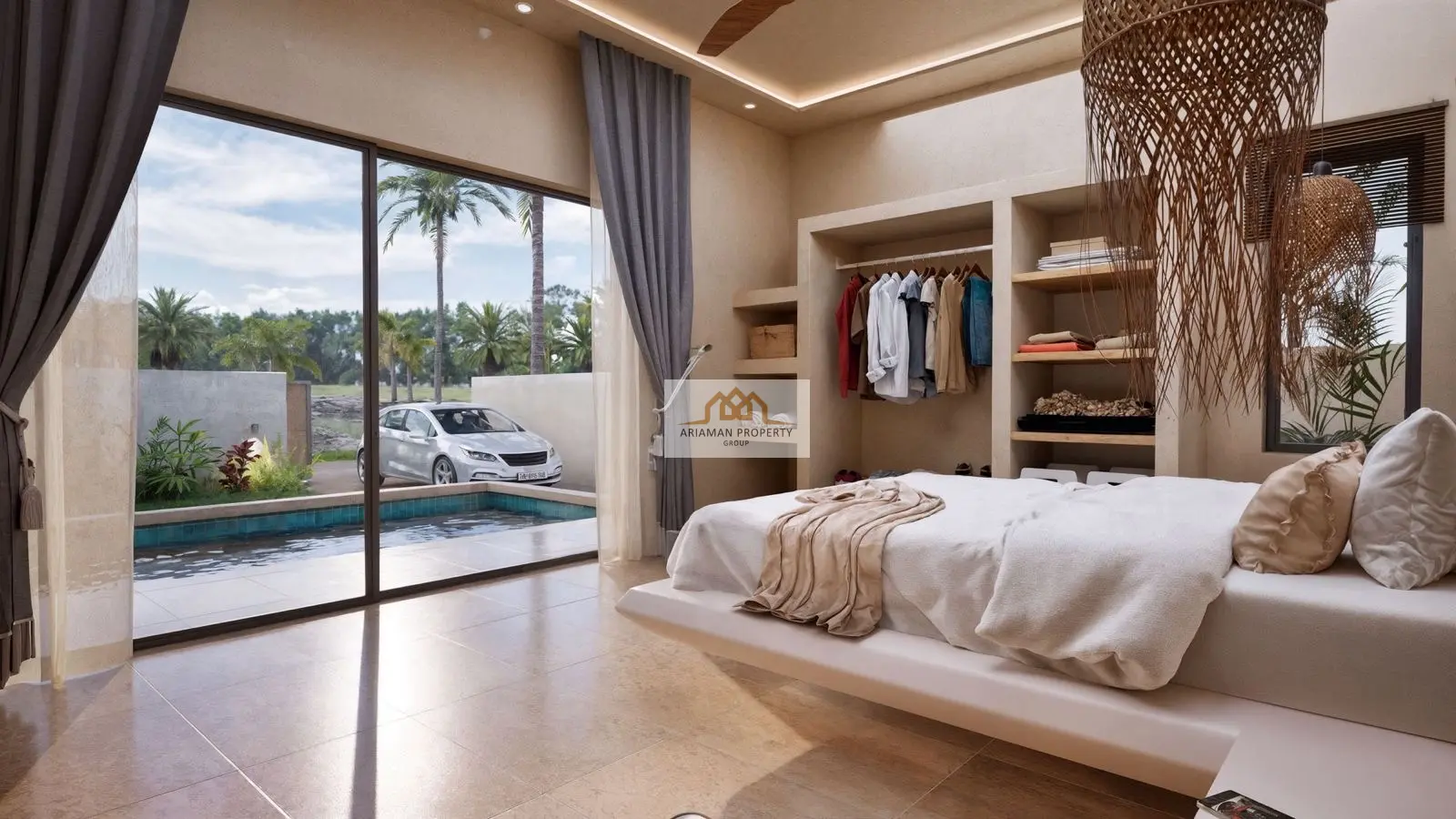 Single-Story 2-Bedroom Home with Private Pool in Lamai, Ko Samui