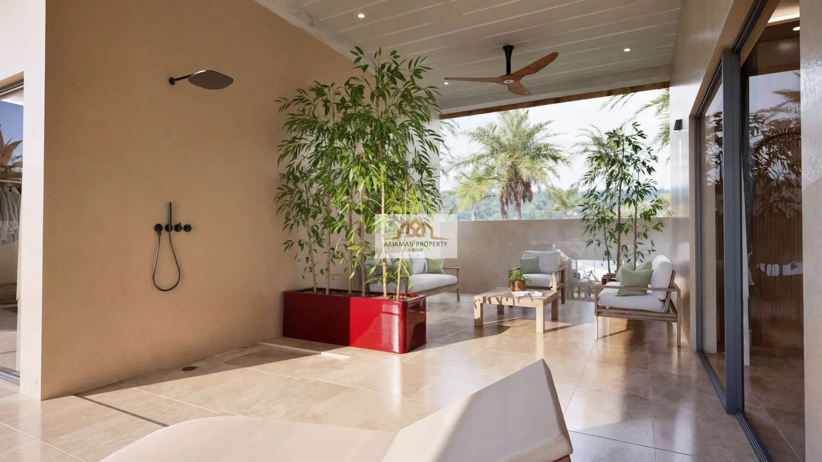 Single-Story 2-Bedroom Home with Private Pool in Lamai, Ko Samui