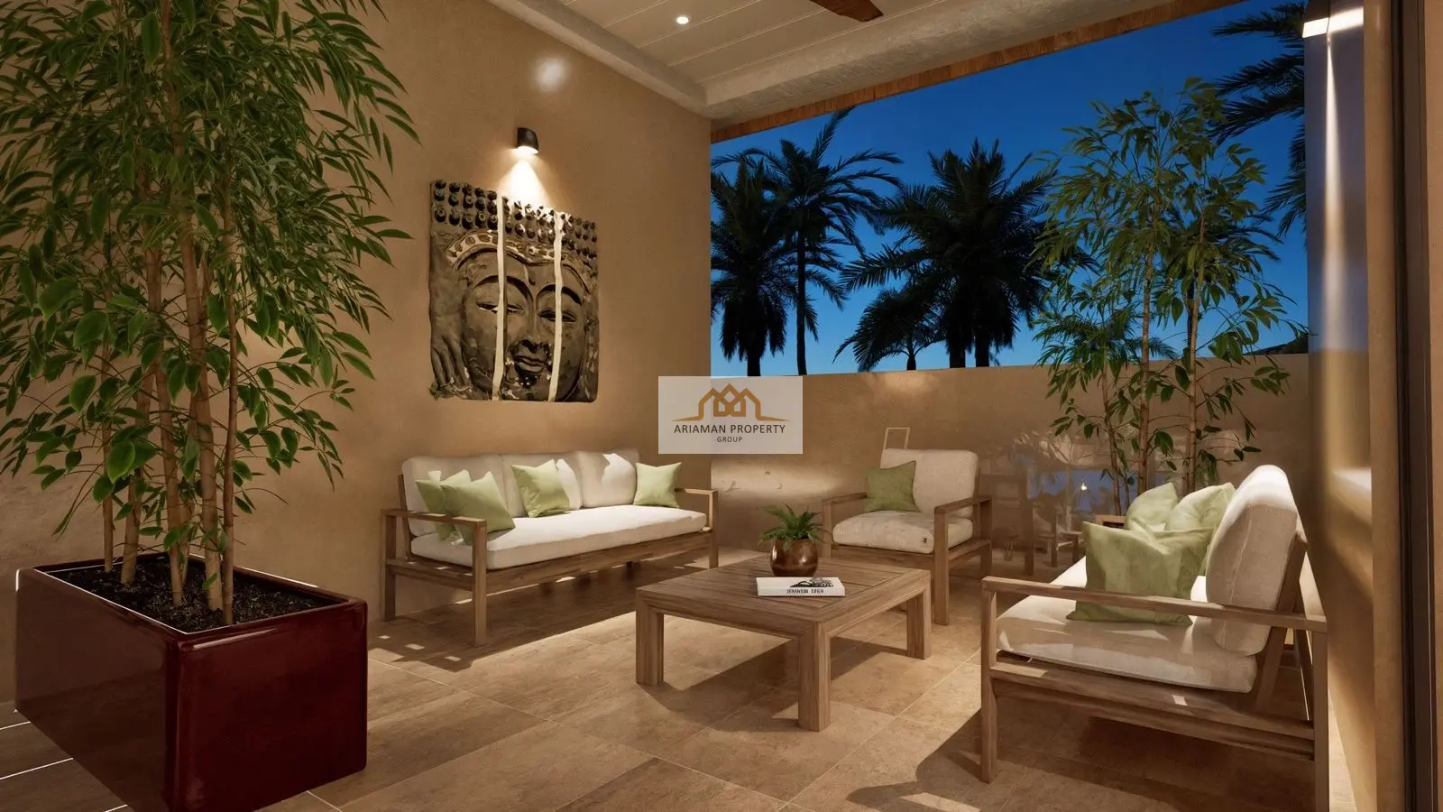 Single-Story 2-Bedroom Home with Private Pool in Lamai, Ko Samui
