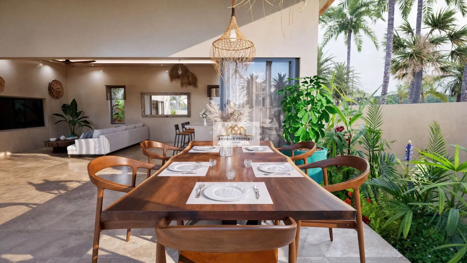 Single-Story 2-Bedroom Home with Private Pool in Lamai, Ko Samui