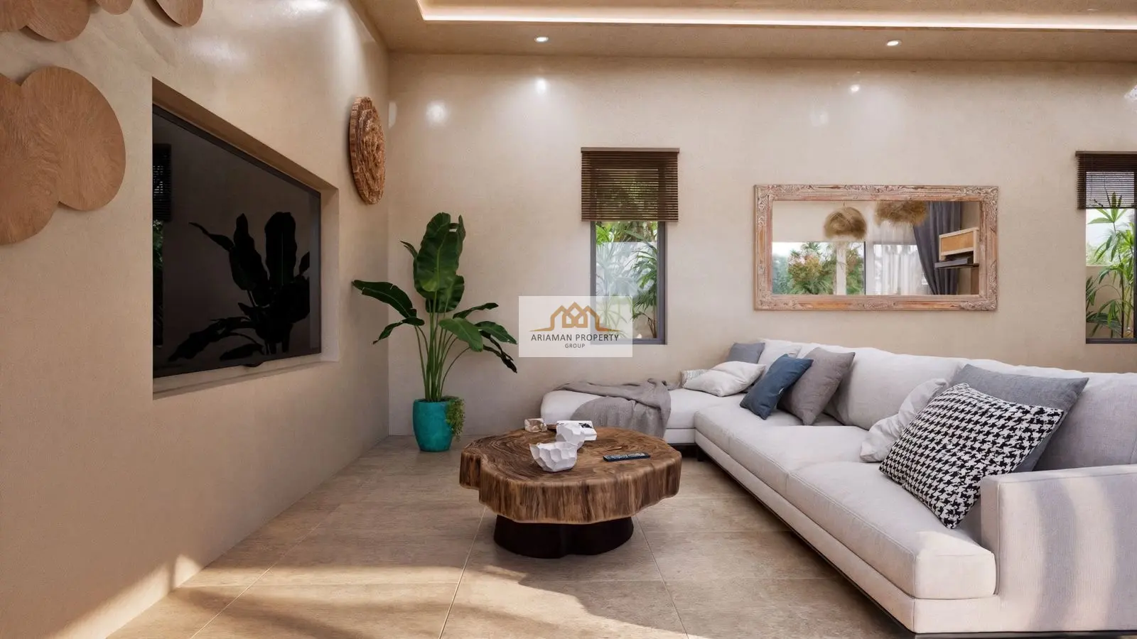 Single-Story 2-Bedroom Home with Private Pool in Lamai, Ko Samui