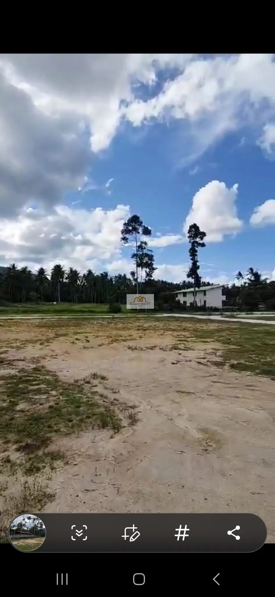 Spacious 1,200 sqm Freehold Land in Quiet Maenam, Ko Samui
