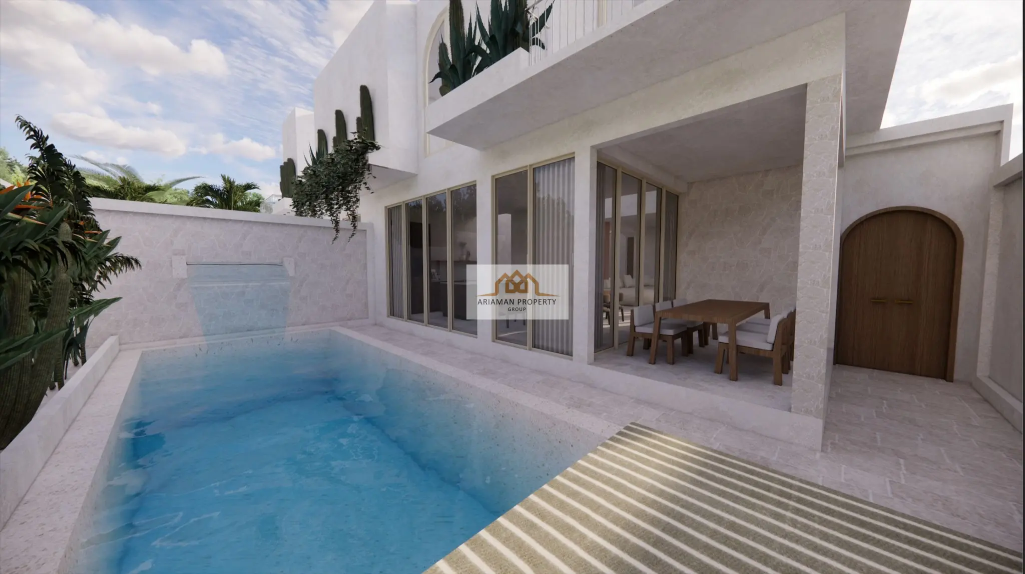 Modern 3-Bedroom Two-Story Home with Private Pool in Bo Phut, Ko Samui