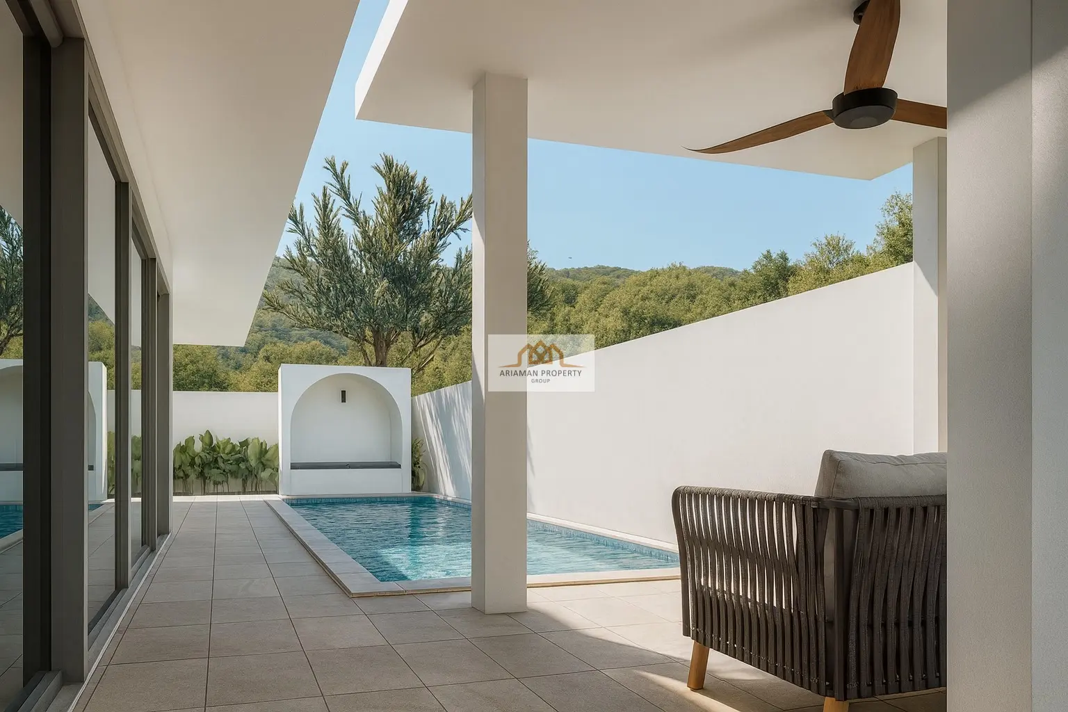Modern 3-Bedroom Two-Story Home with Private Pool in Bo Phut, Ko Samui
