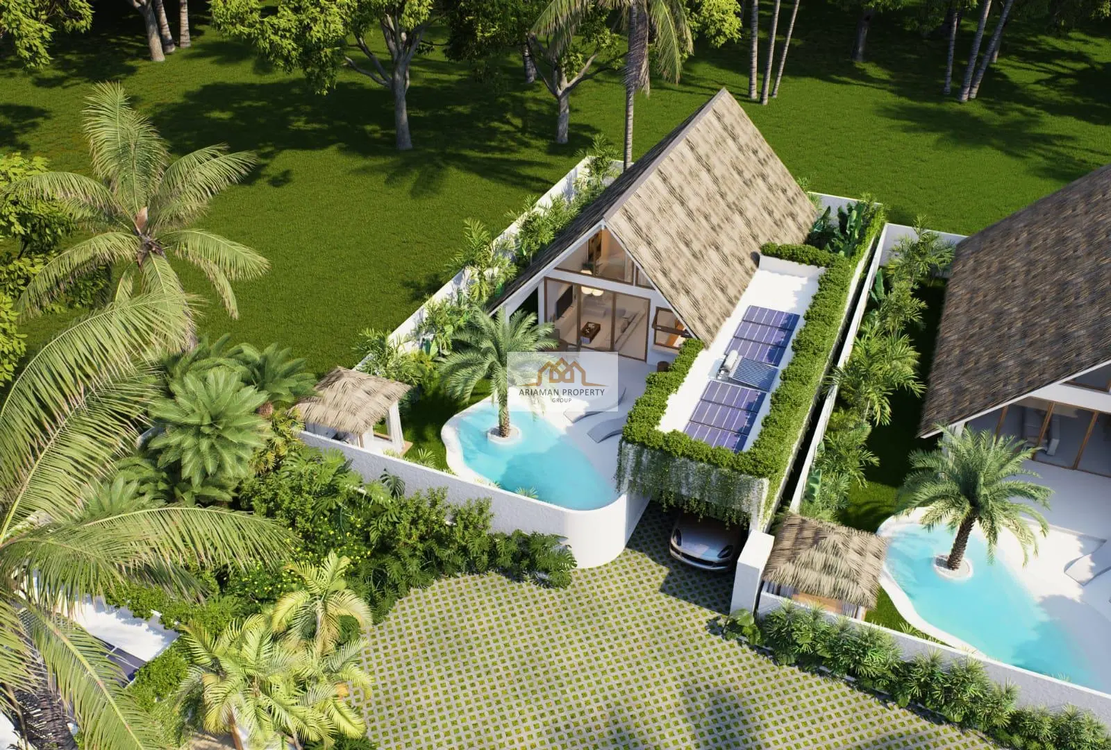 Bali Style 1-Bedroom Villa with Private Pool and Lush Tropical Garden in Ko Pha-Ngan