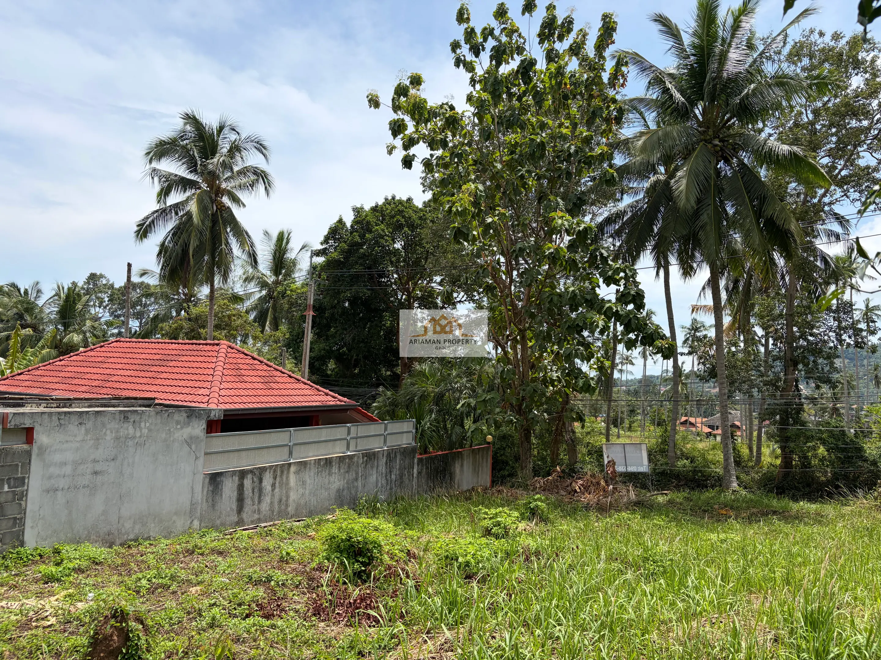 312 sqm Freehold Land in Quiet Lamai Surrounded by Tropical Greenery