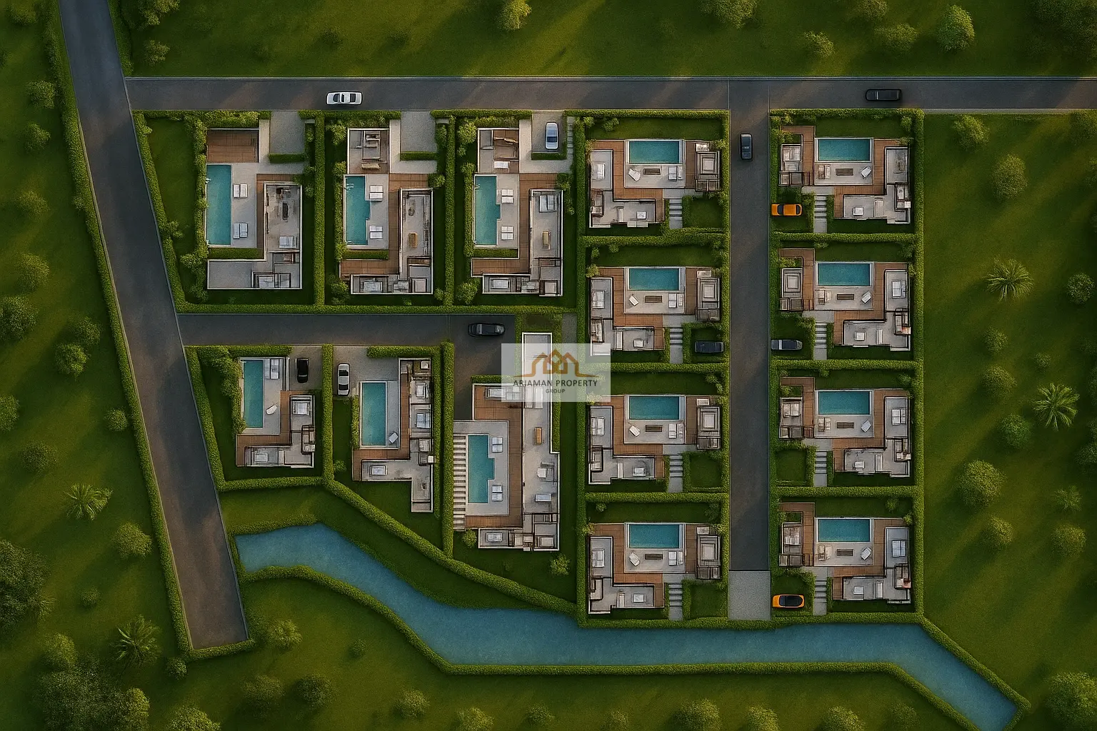 วิลล่าสมัยใหม่ 3 ห้องนอน พร้อมสระว่ายน้ำส่วนตัวในแม่น้ำ เกาะสมุย