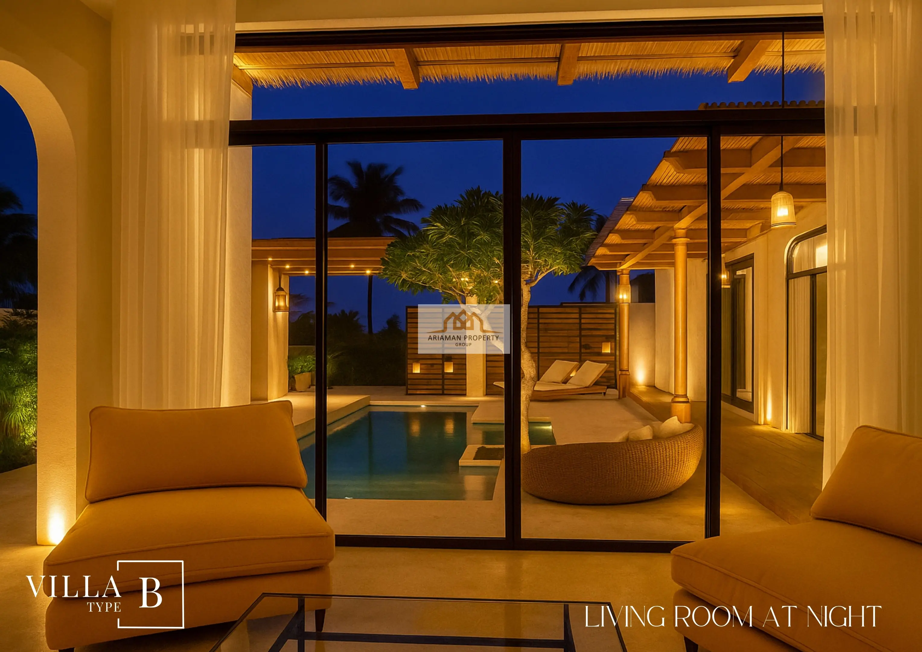 วิลล่าสมัยใหม่ 3 ห้องนอน พร้อมสระว่ายน้ำส่วนตัวในแม่น้ำ เกาะสมุย