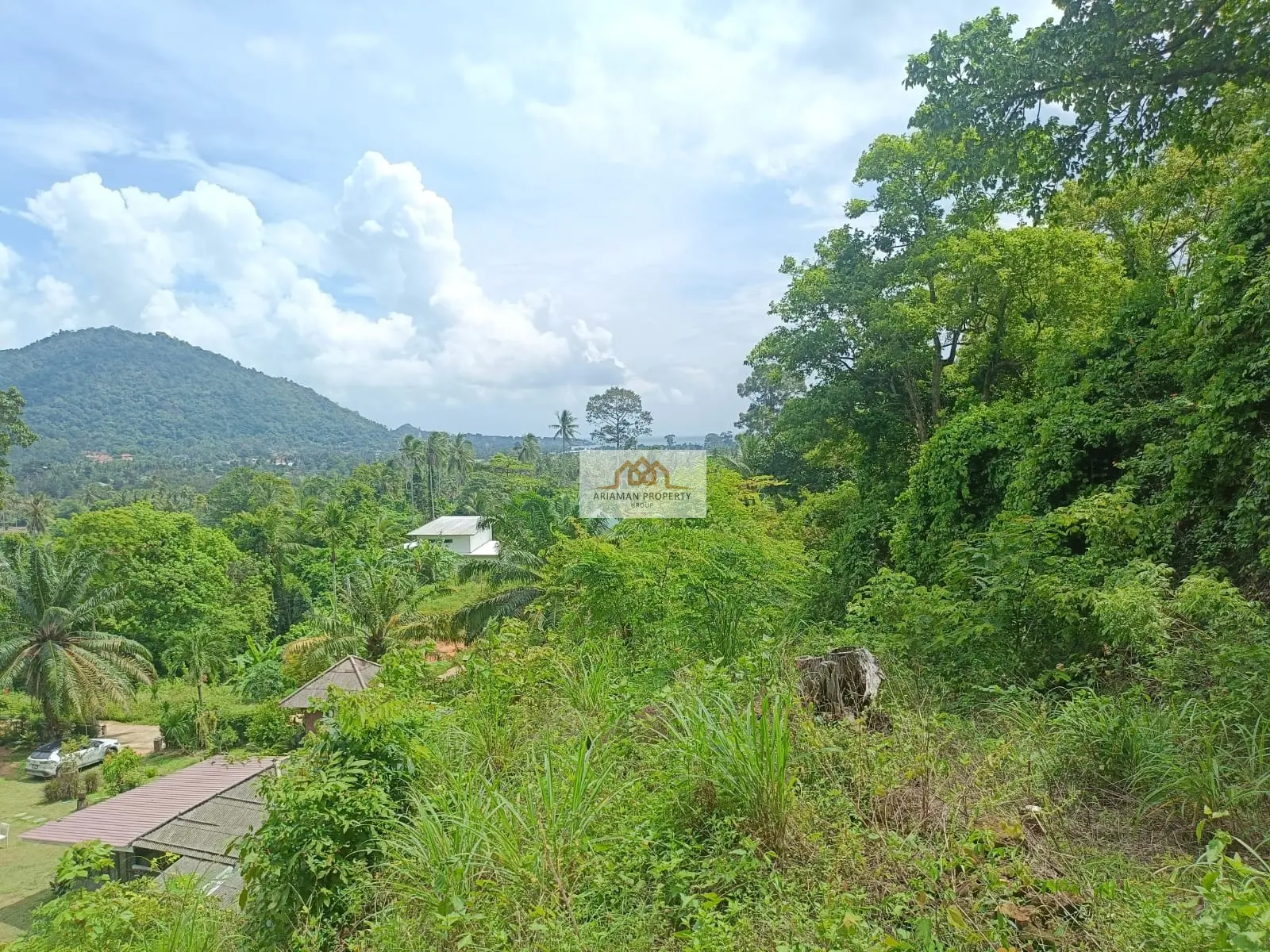 ที่ดินสัญญาเช่า 1 ห้องนอน บนที่ดินสูงสงบพร้อมวิวธรรมชาติฟื้นฟูใจในสมุย มาเร็ต