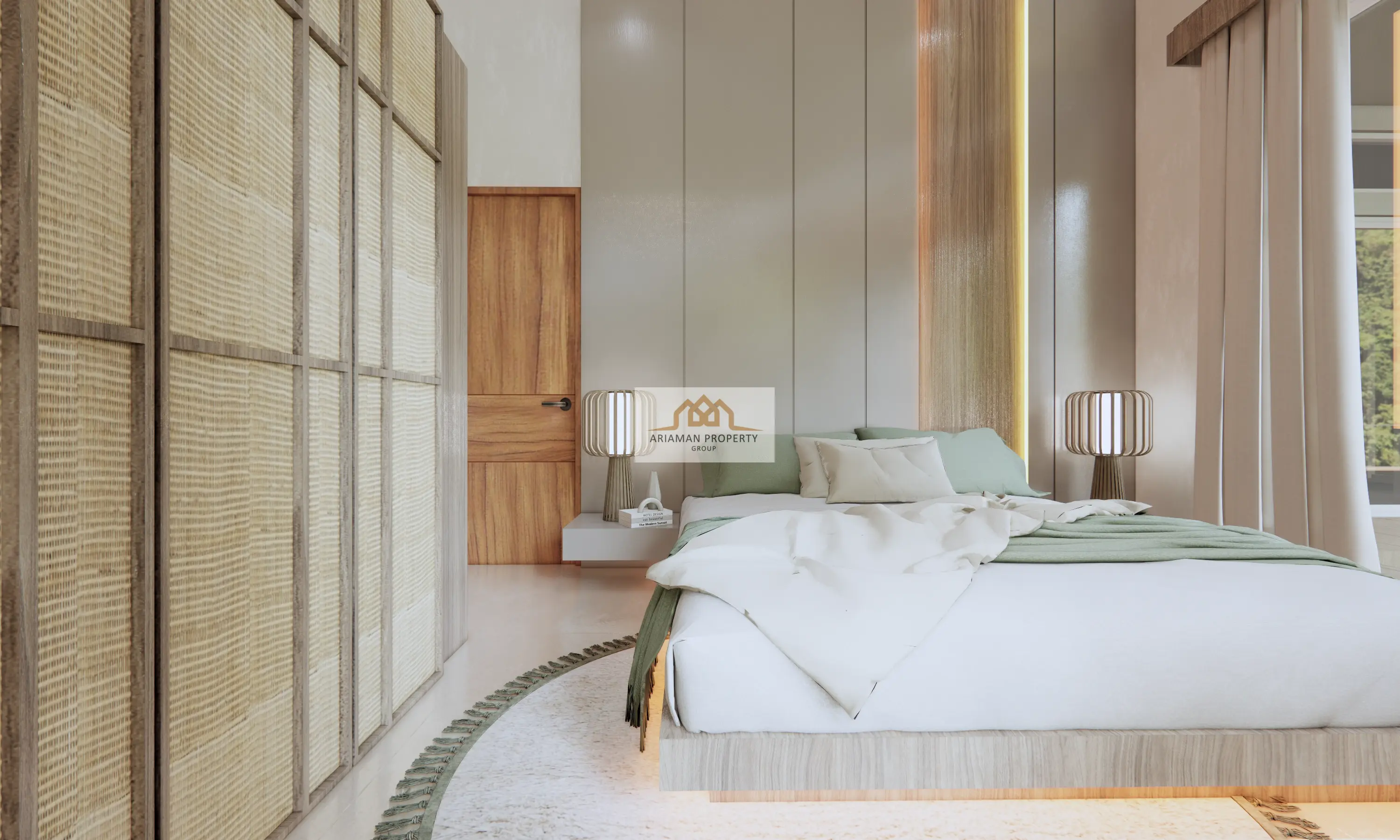 บ้านชั้นเดียวสไตล์โมเดิร์นพร้อมวิวที่สวยงามและสระว่ายน้ำส่วนตัวในมะเร็ต เกาะสมุย