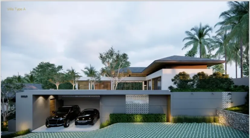 Samui Grand Park Hill - 3 Bed 3 Bath Pool Villa In Maenam 