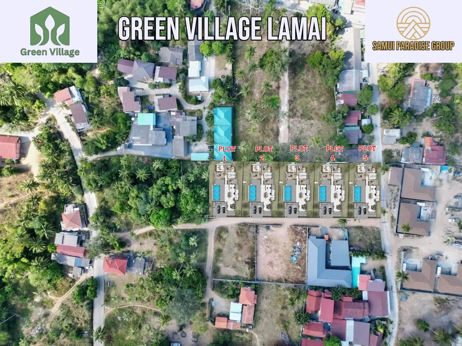 Green Village - 3 Bed Pool Villa In Lamai 