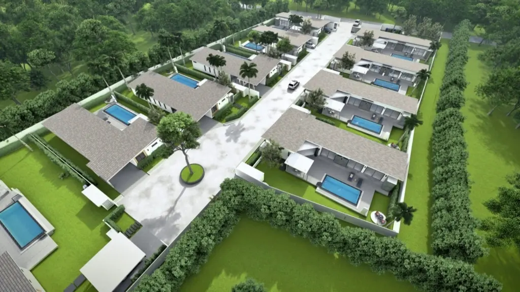 The Rice - 3 Bed Off plan Pool Villa In Maenam 