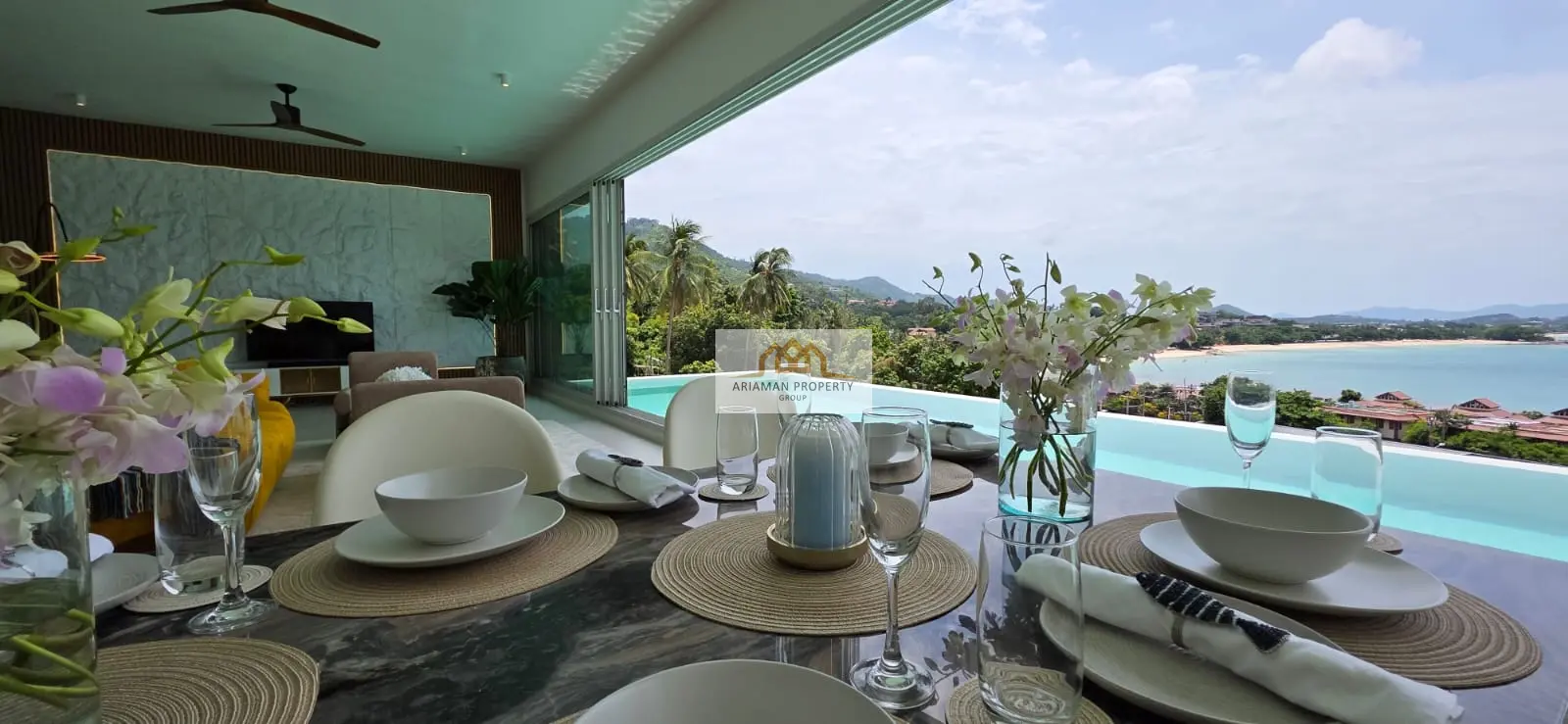 Villa Adamo - Spectacular 5 Bedroom Ocean View Pool Villa In Chaweng Noi