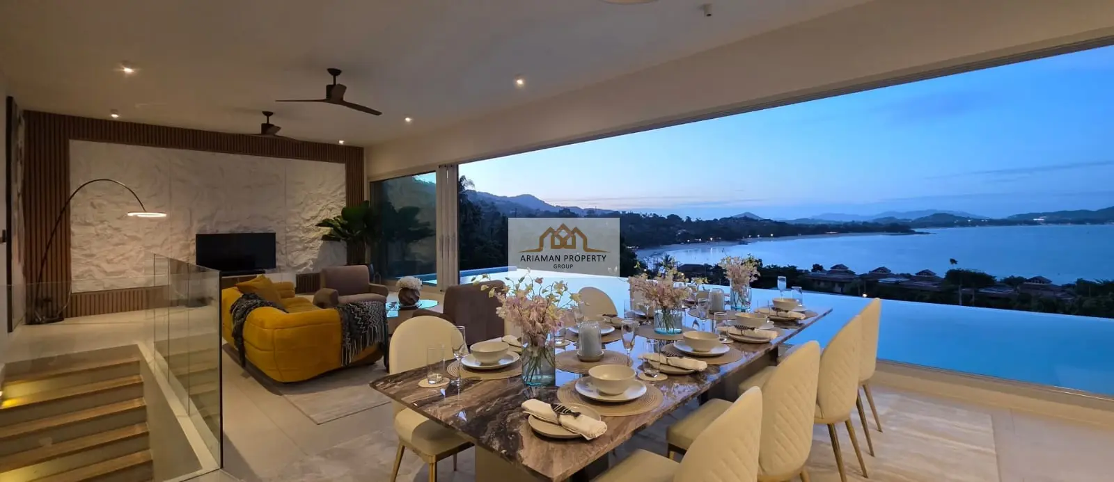 Villa Adamo - Spectacular 5 Bedroom Ocean View Pool Villa In Chaweng Noi