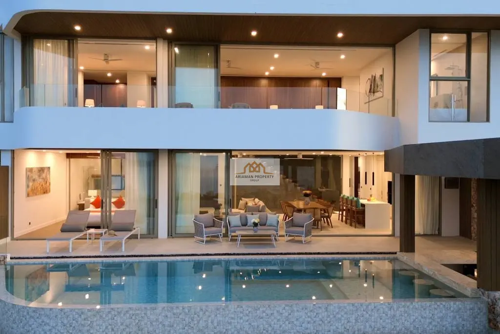 Modern 4-Bedroom Villa with Ocean Views and Private Pool in Bangpor, Ko Samui
