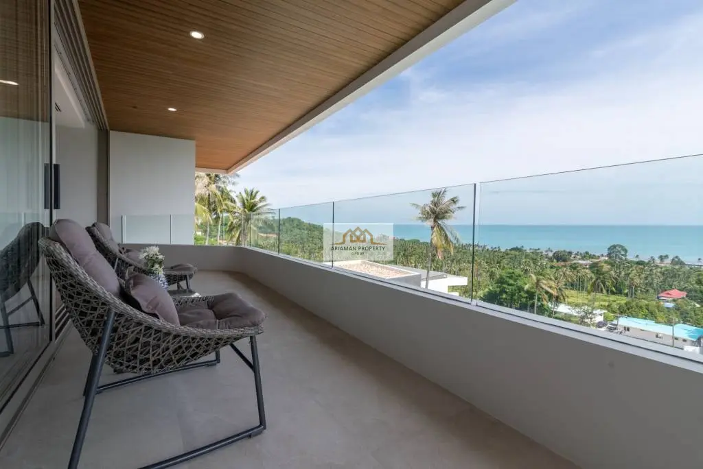 Modern 4-Bedroom Villa with Ocean Views and Private Pool in Bangpor, Ko Samui