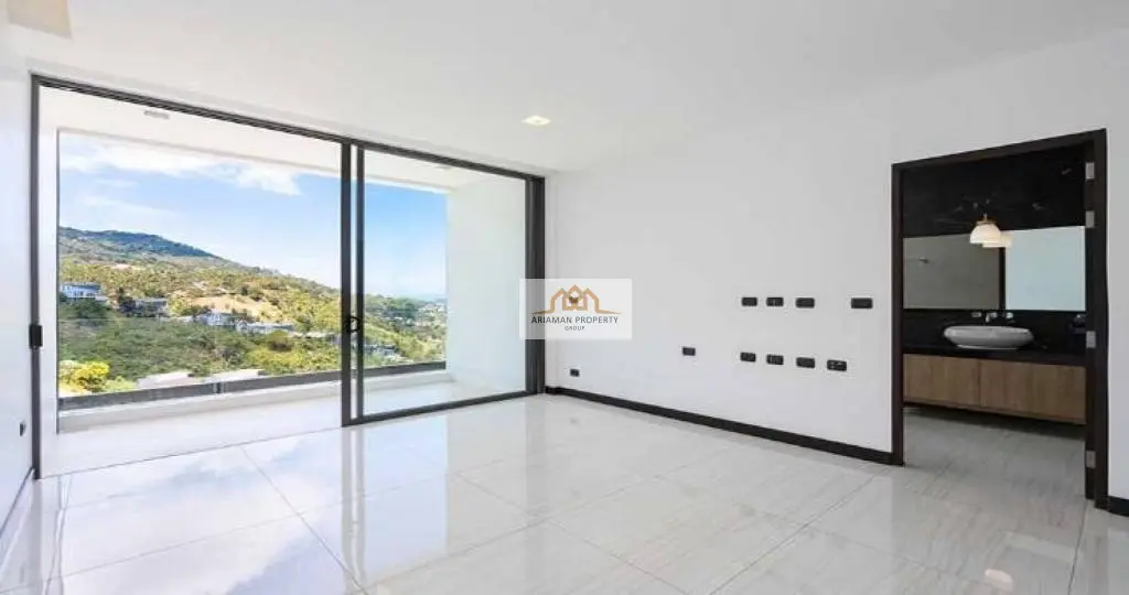 Spacious 5-Bedroom Villa with Stunning Ocean and Mountain Views in Bo Phut, Ko Samui