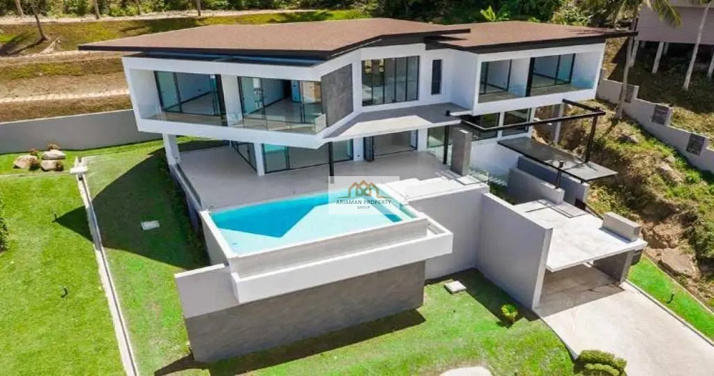 Spacious 5-Bedroom Villa with Stunning Ocean and Mountain Views in Bo Phut, Ko Samui
