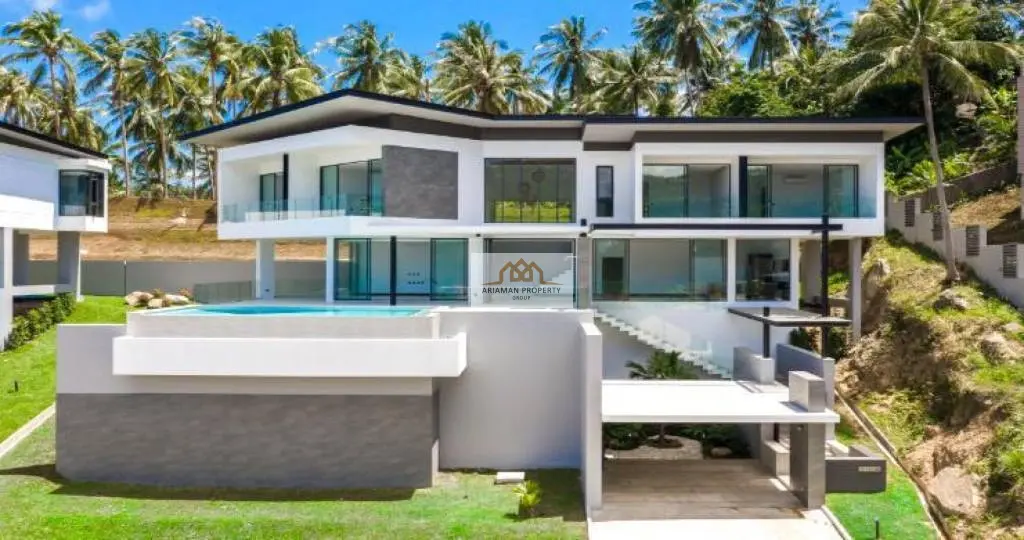Spacious 5-Bedroom Villa with Stunning Ocean and Mountain Views in Bo Phut, Ko Samui