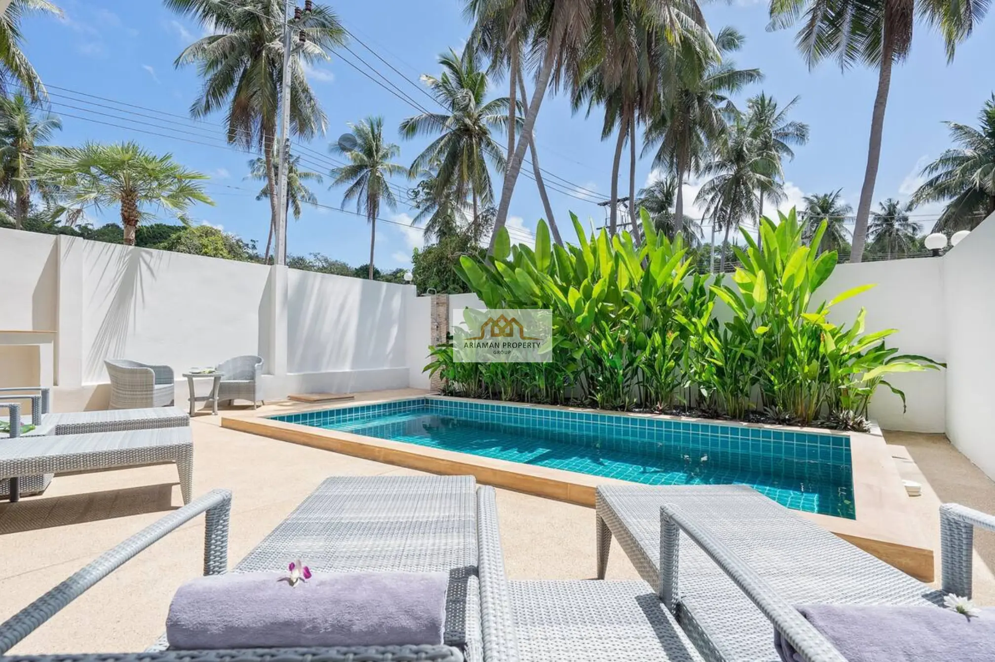 Modern 3-Bedroom Villa with Private Pool and Spacious Open Living in Choengmon 