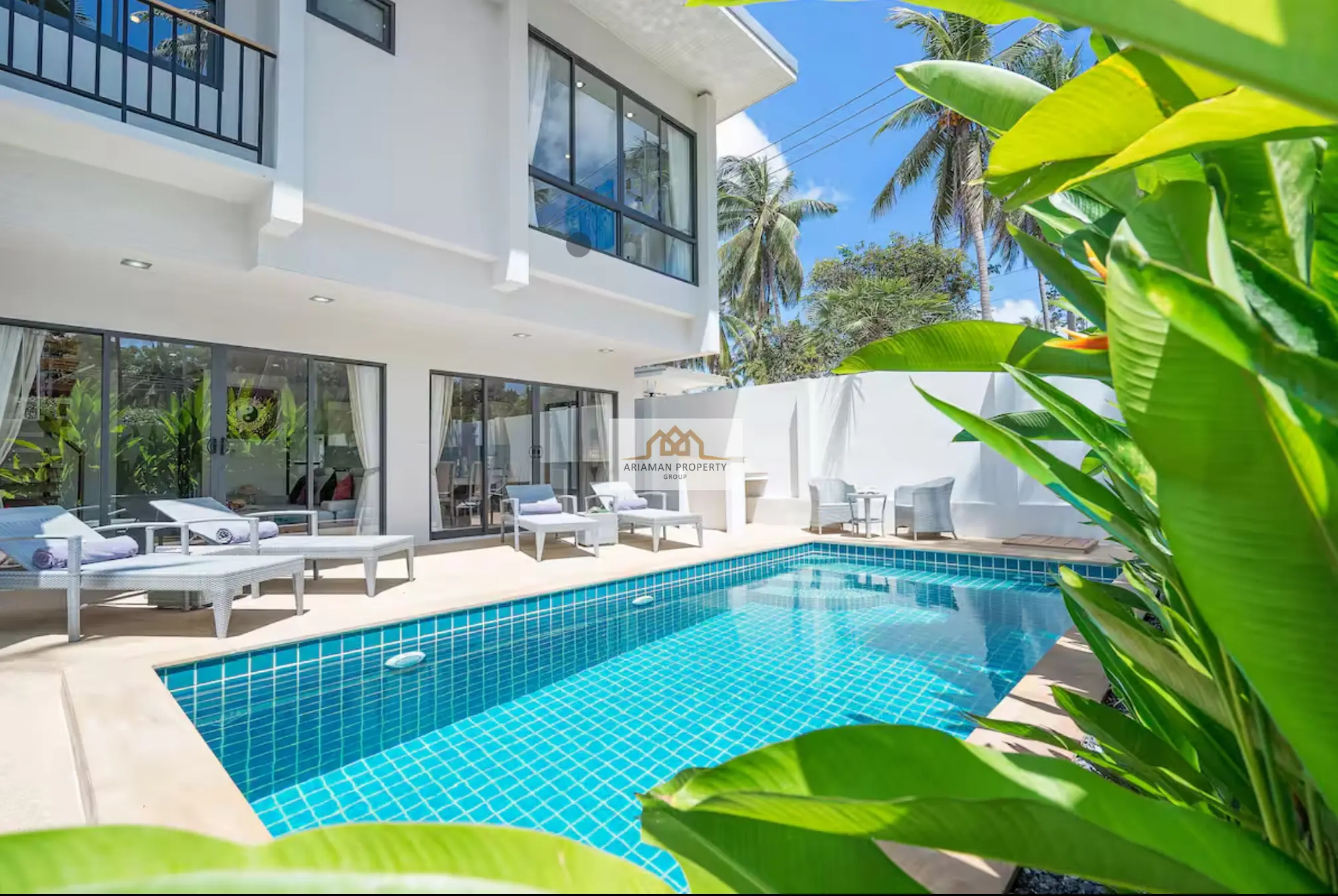 Modern 3-Bedroom Villa with Private Pool and Spacious Open Living in Choengmon 