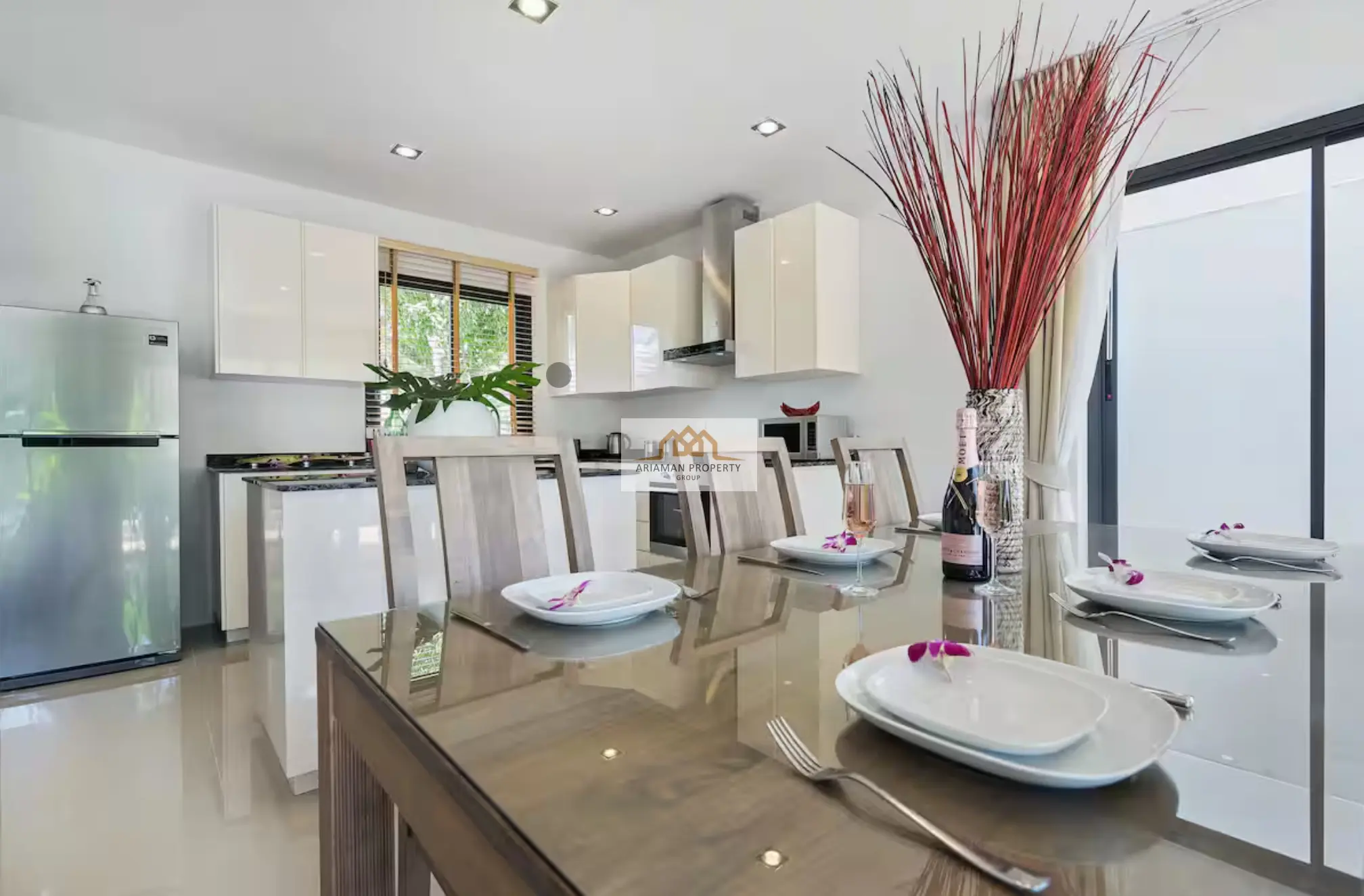 Modern 3-Bedroom Villa with Private Pool and Spacious Open Living in Choengmon 