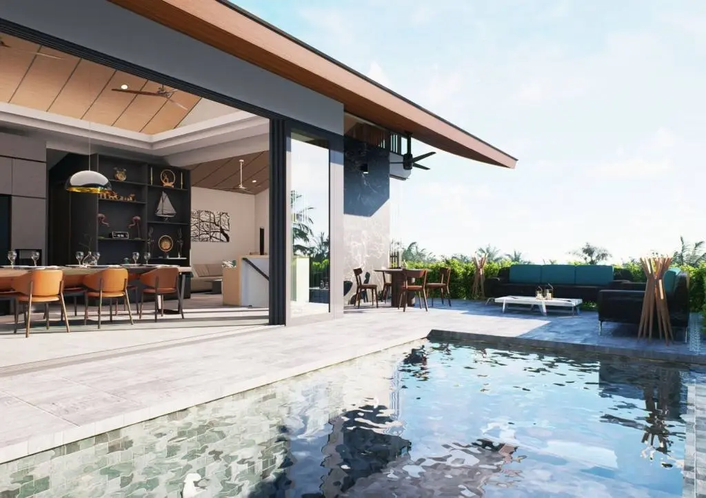 
    The Green Hill Villas: Luxurious Modern Villa with Stunning Pool in Lamai
  