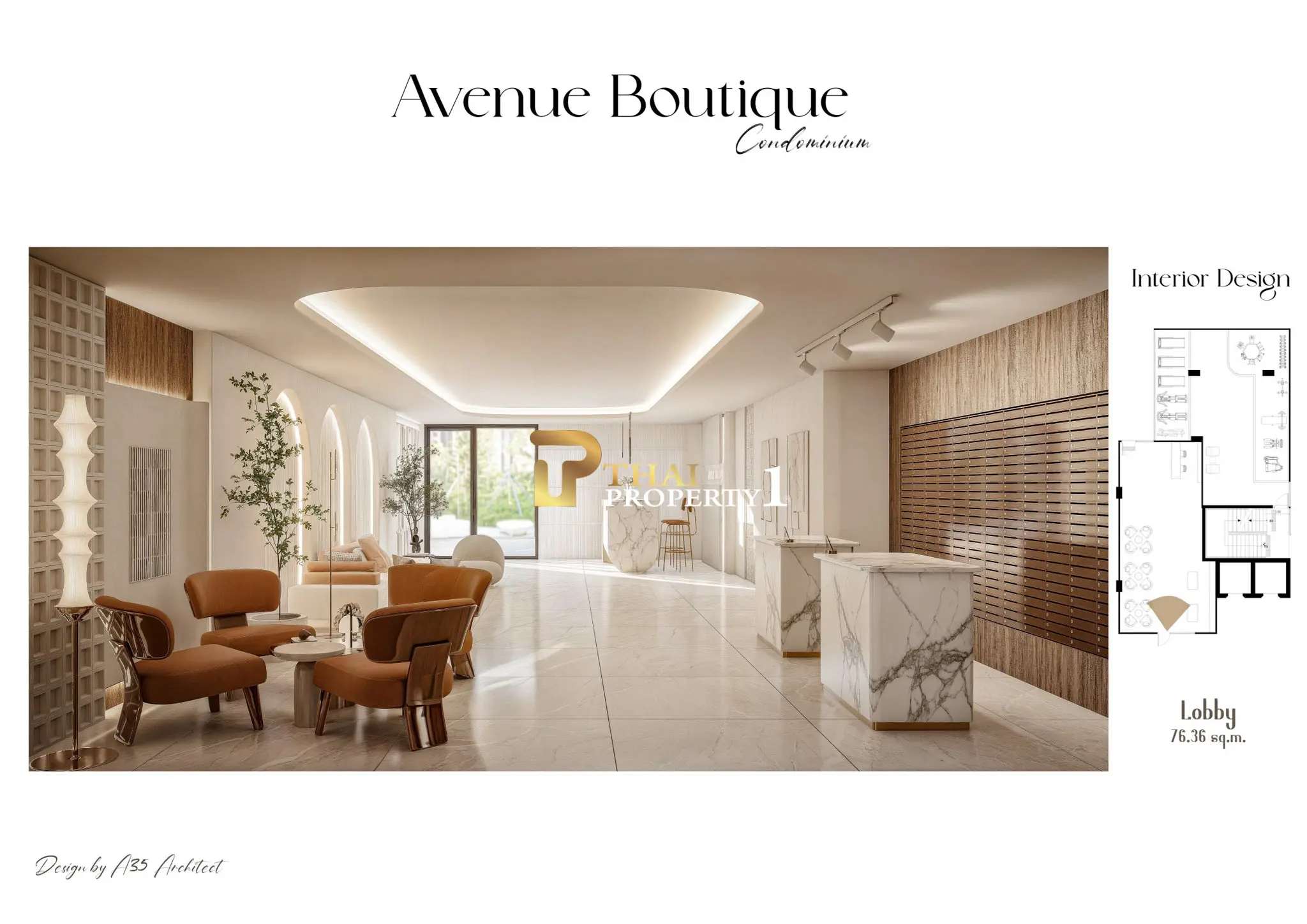 Avenue Boutique Condominium – Sentrum av Pattaya (Nytt prosjekt)