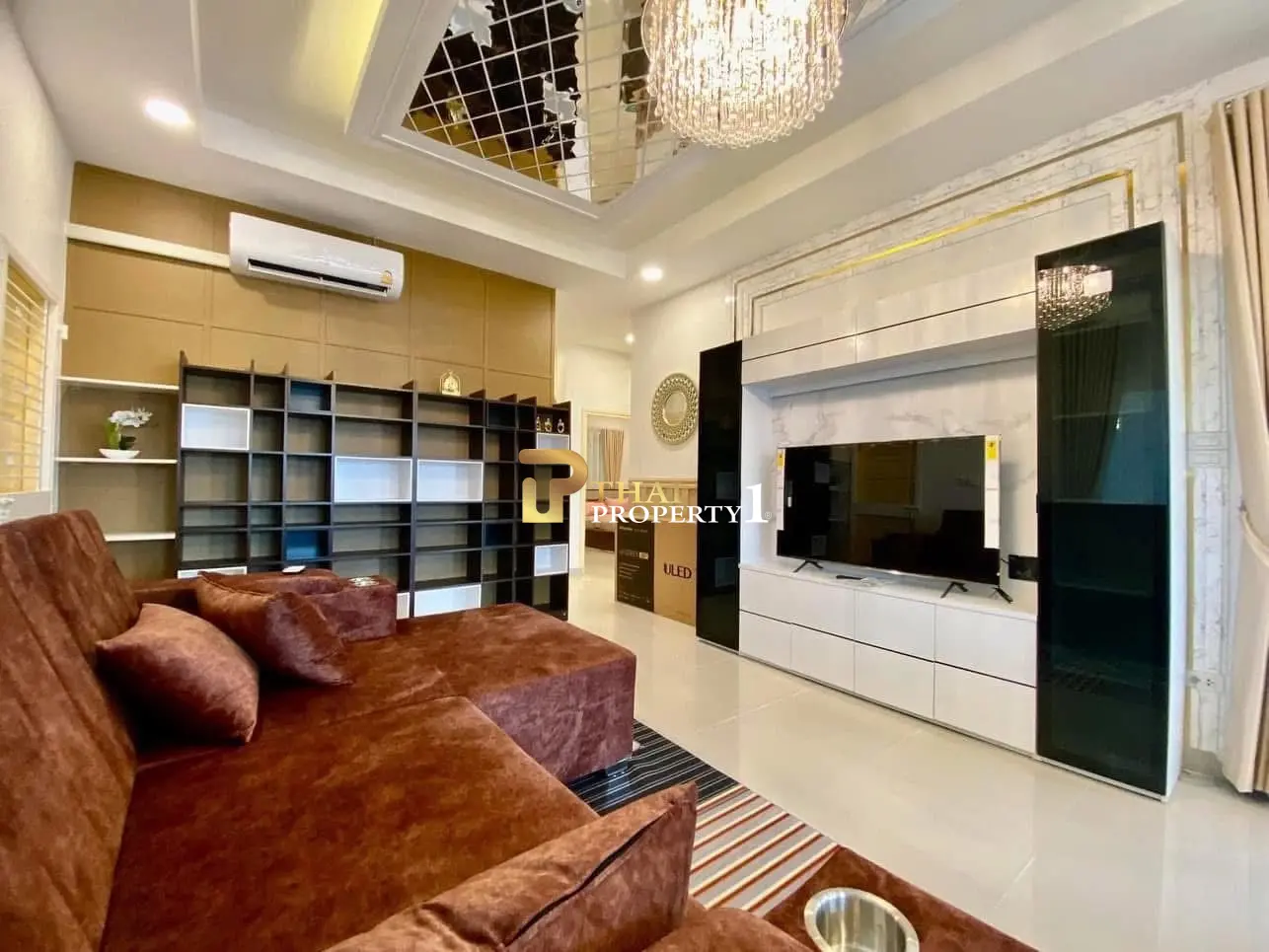 Comfortable Single-Story 3-Bedroom Villa with Covered Patio and Carport in Nong Prue, Pattaya